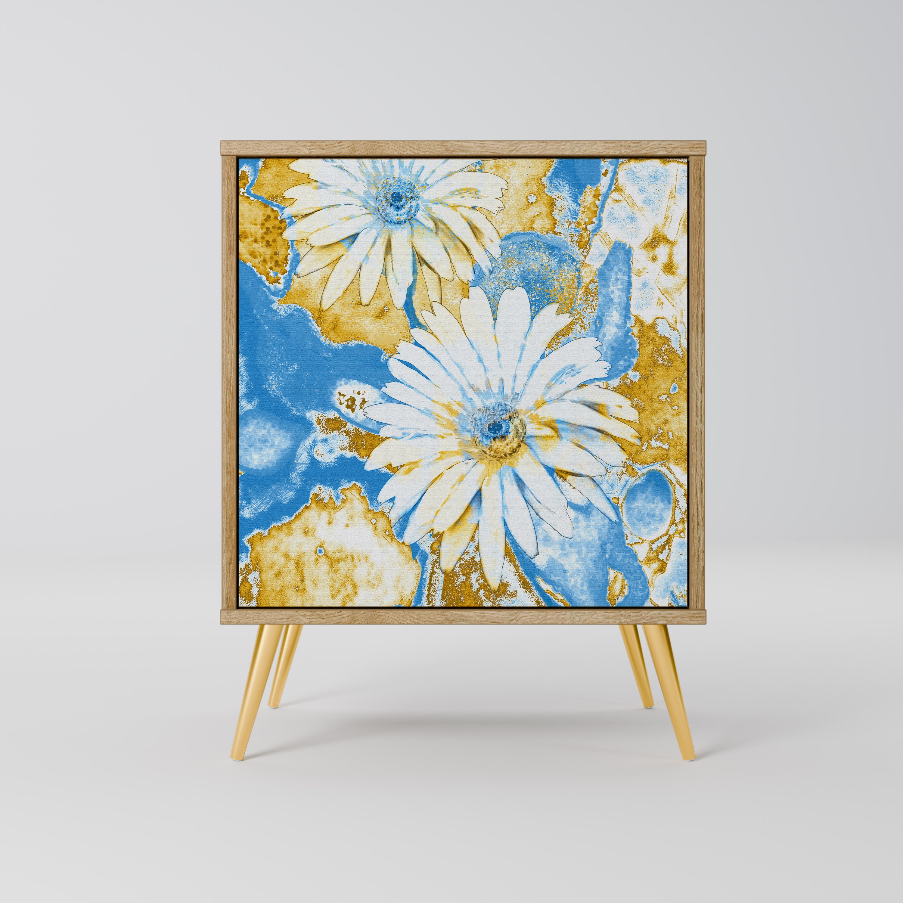 DAISY LUXE Sideboard mit 1 Tür in Eiche-Optik