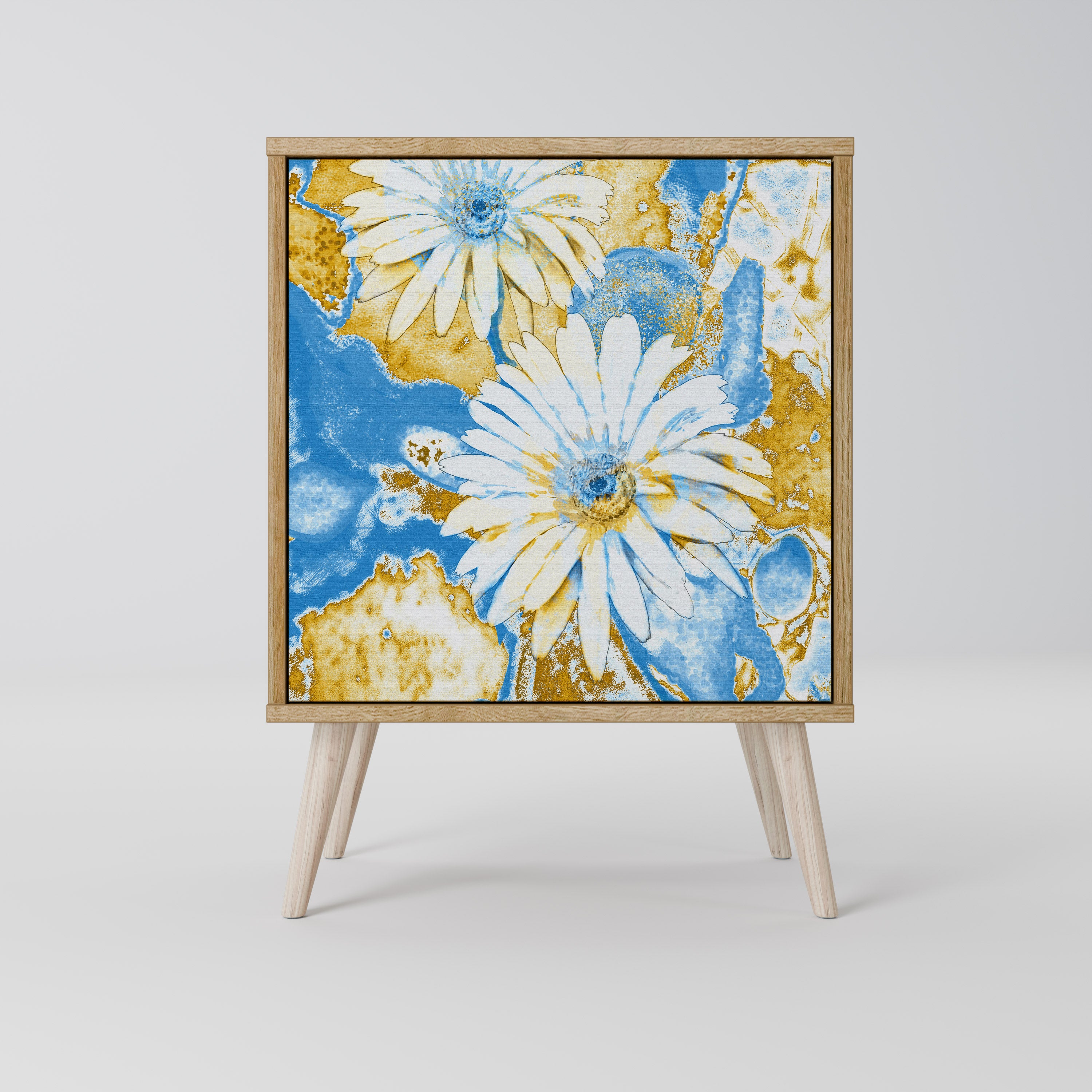 DAISY LUXE Sideboard mit 1 Tür in Eiche-Optik