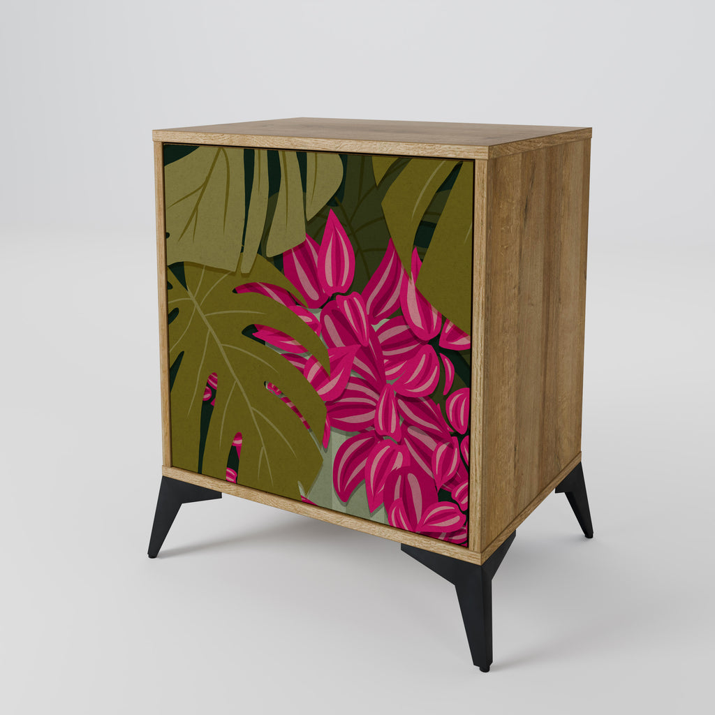 TROPICAL BEAUTY Sideboard mit 1 Tür in Eiche-Optik