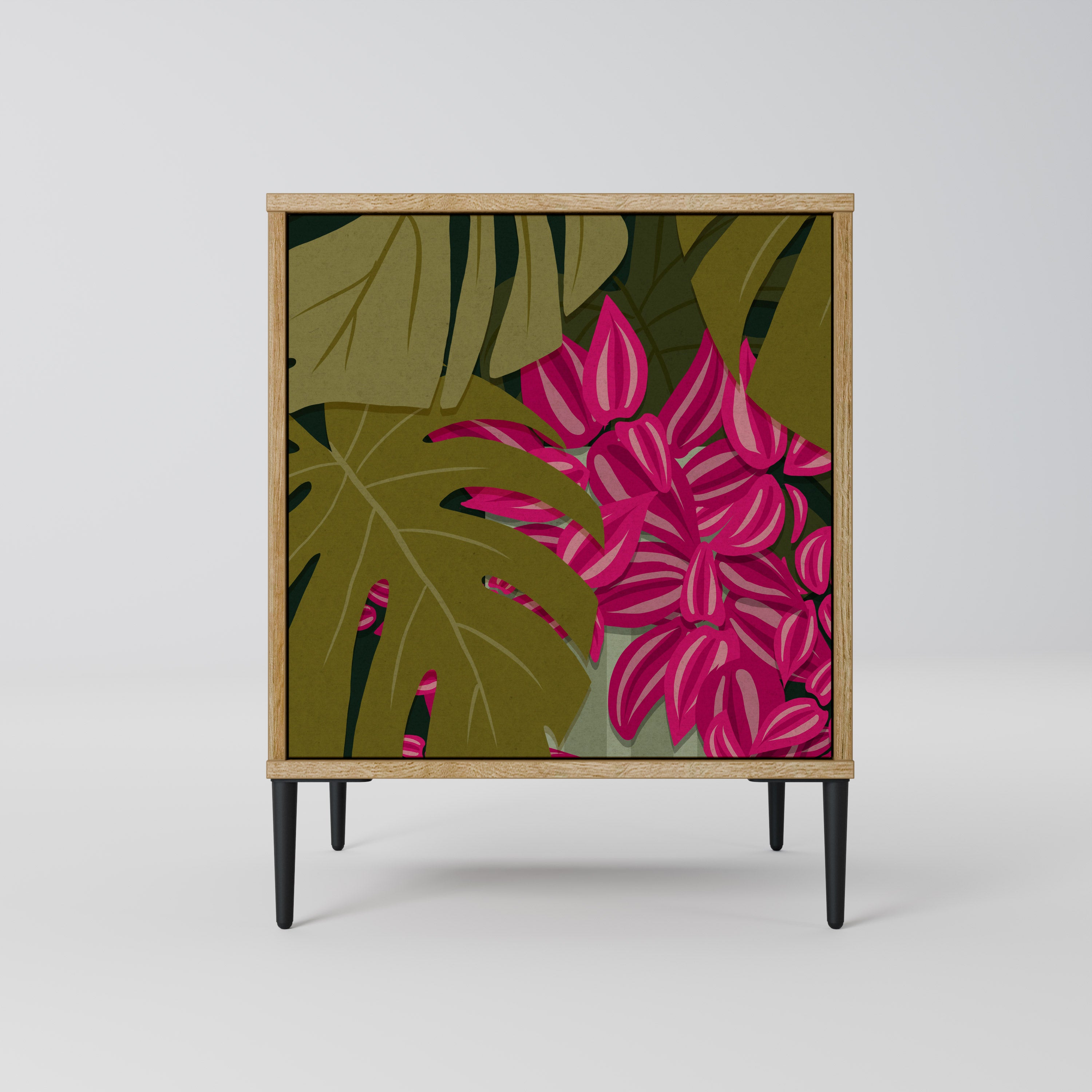 TROPICAL BEAUTY Sideboard mit 1 Tür in Eiche-Optik