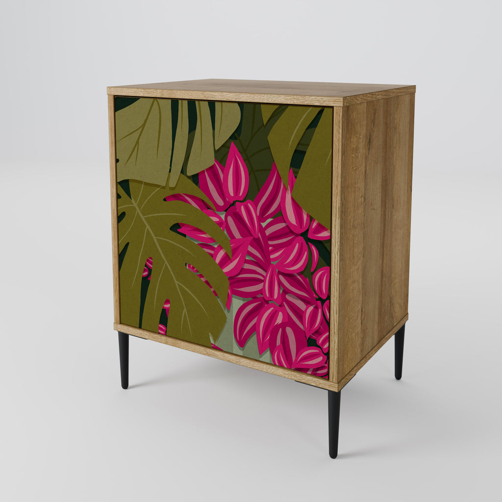 TROPICAL BEAUTY Sideboard mit 1 Tür in Eiche-Optik