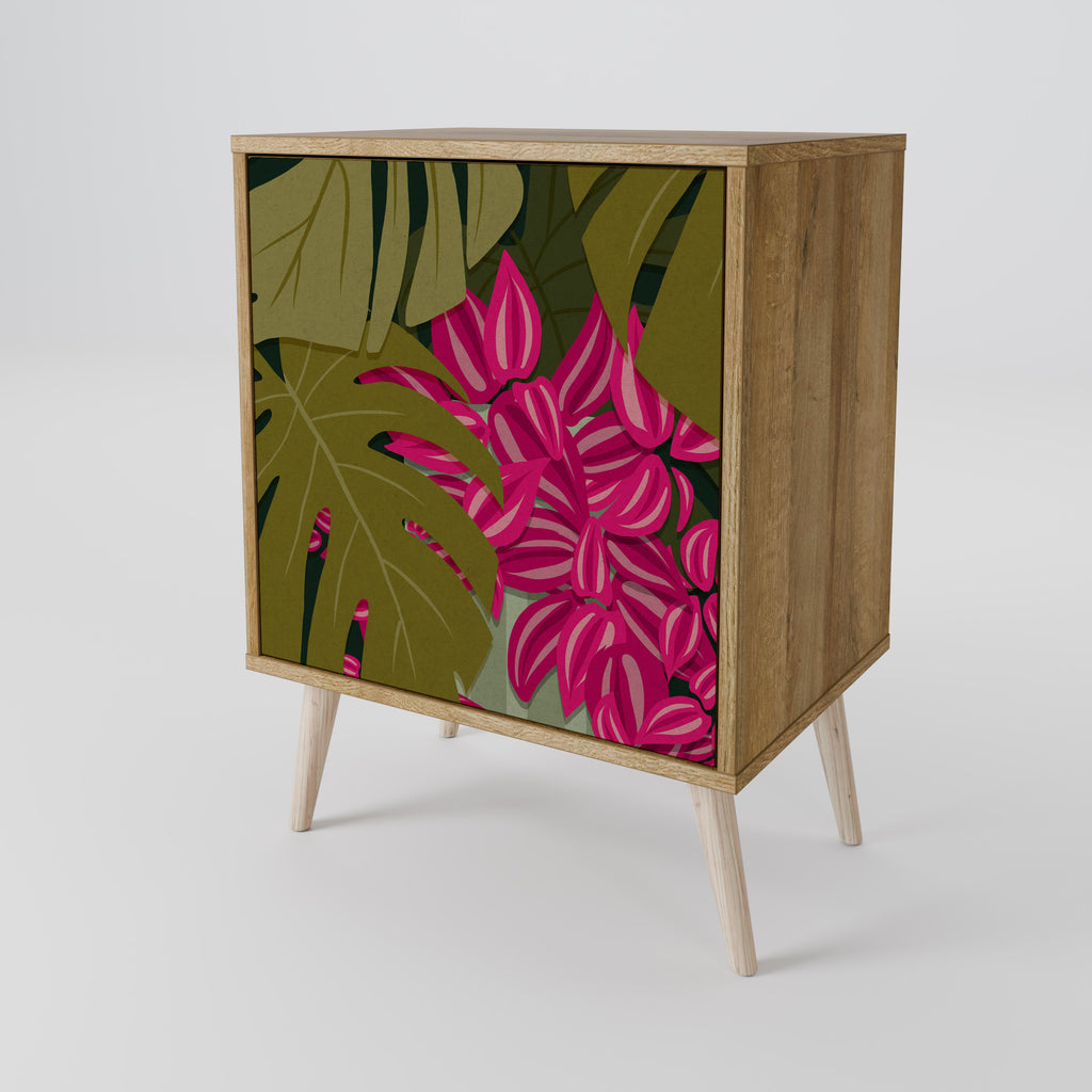 TROPICAL BEAUTY Sideboard mit 1 Tür in Eiche-Optik
