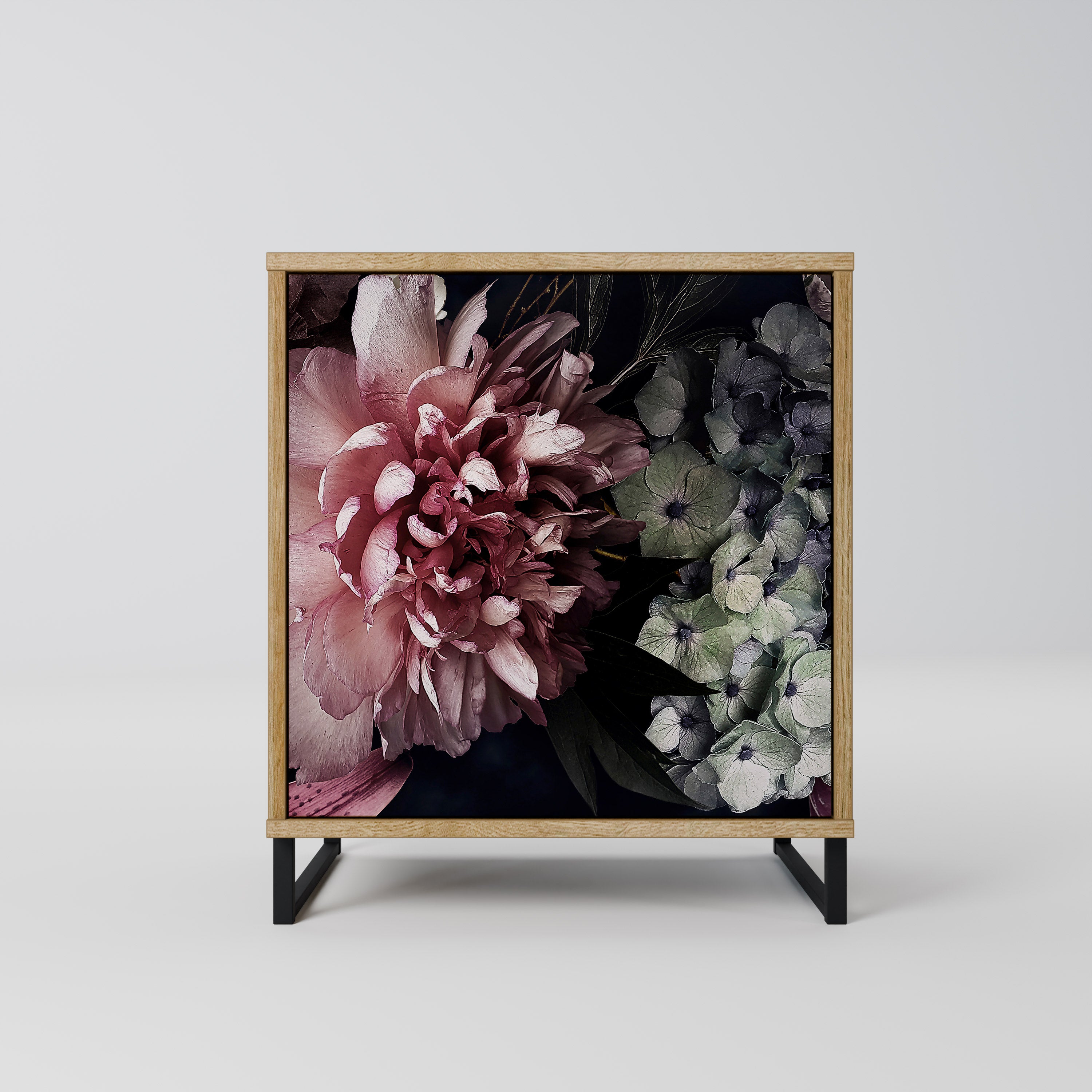PURE BLOSSOM Sideboard mit 1 Tür in Eiche-Optik
