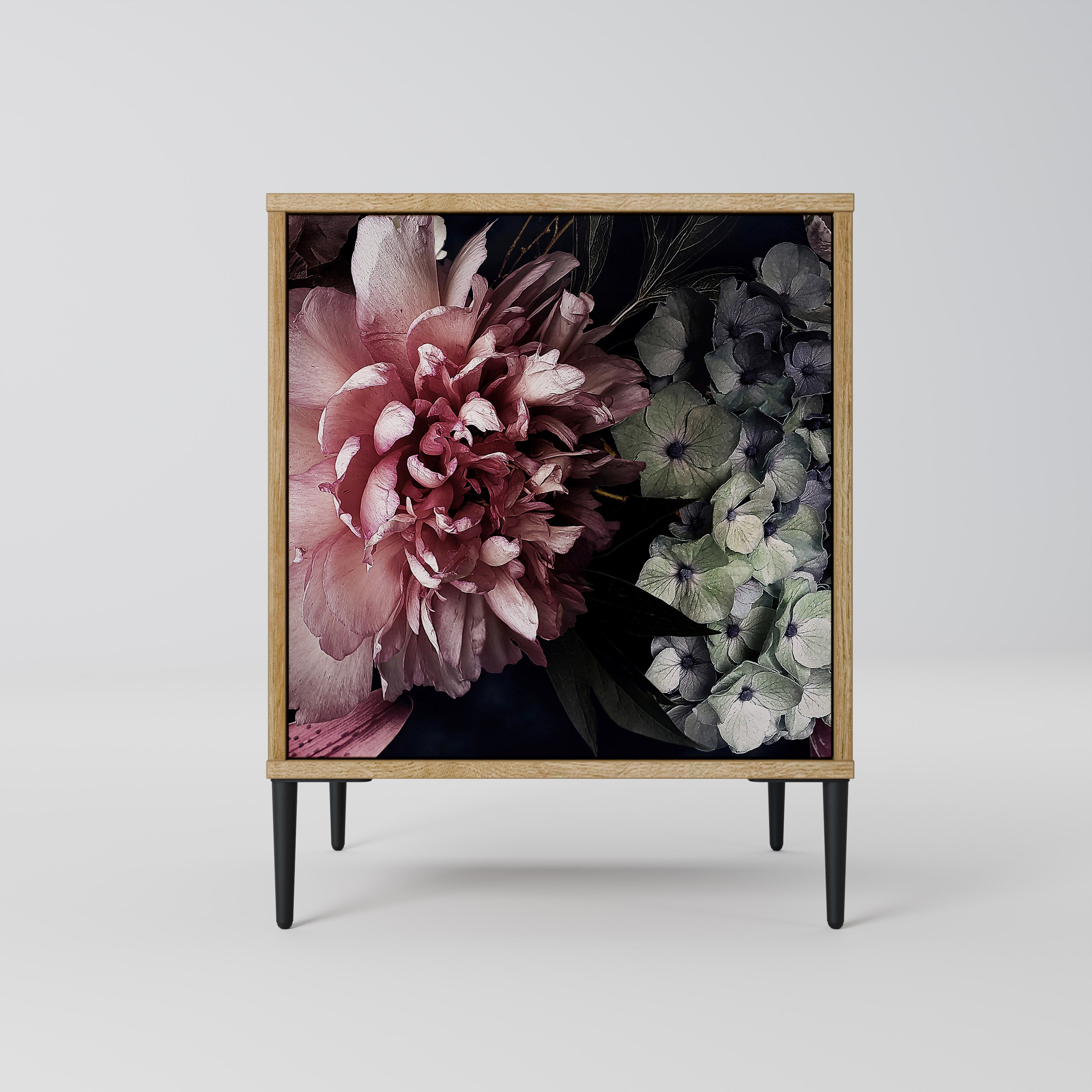 PURE BLOSSOM Sideboard mit 1 Tür in Eiche-Optik