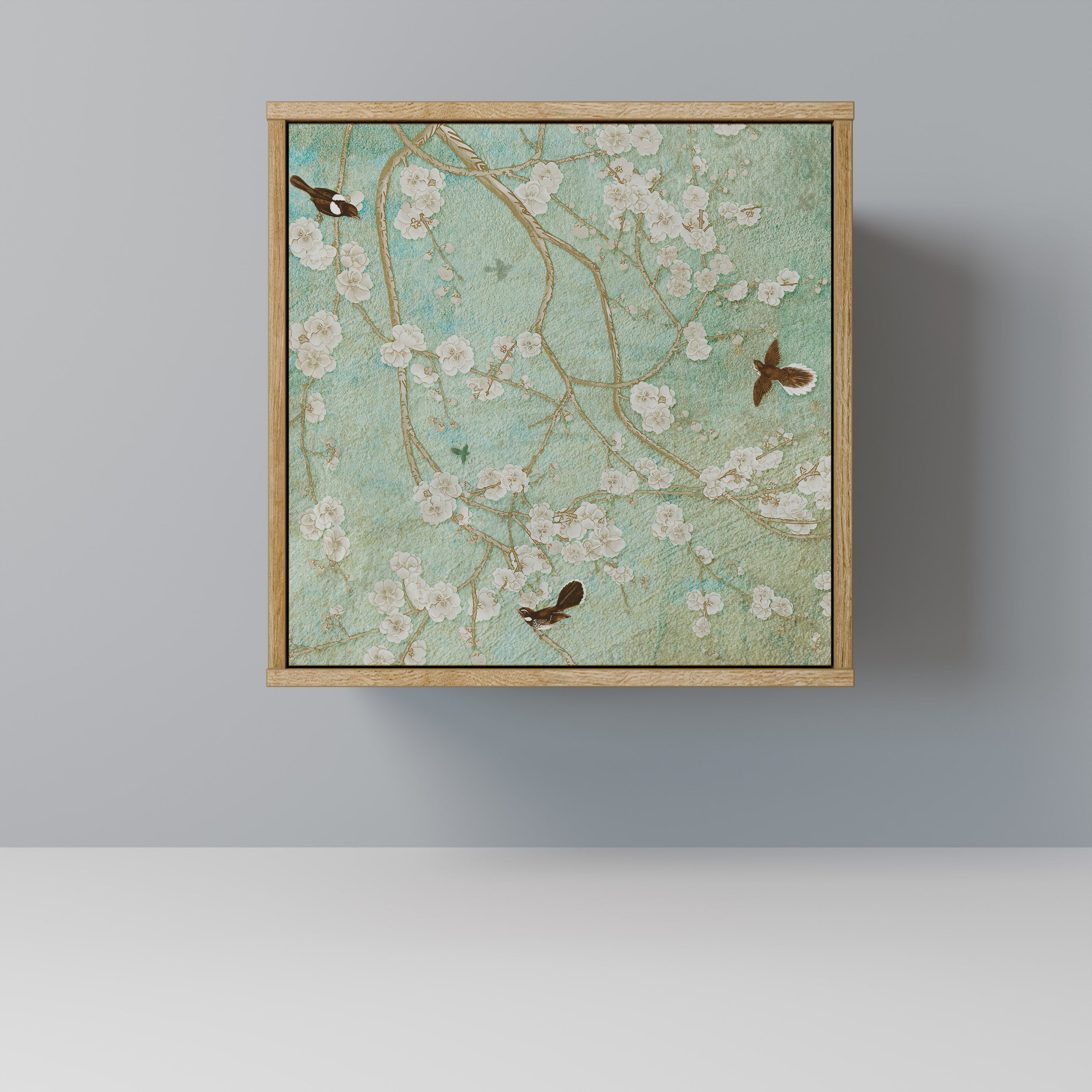 BLOOMING CHARM Sideboard mit 1 Tür in Eiche-Optik