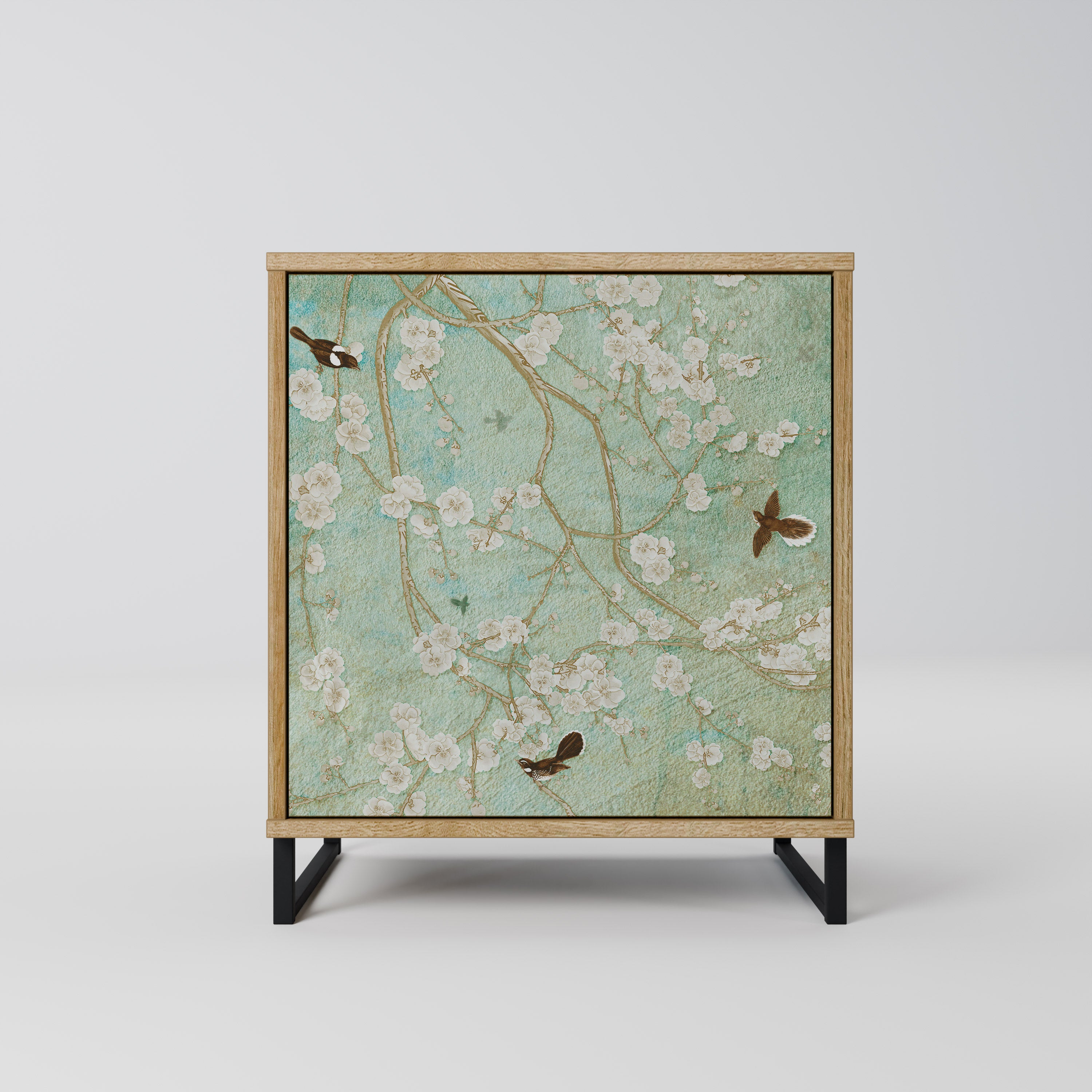 BLOOMING CHARM Sideboard mit 1 Tür in Eiche-Optik