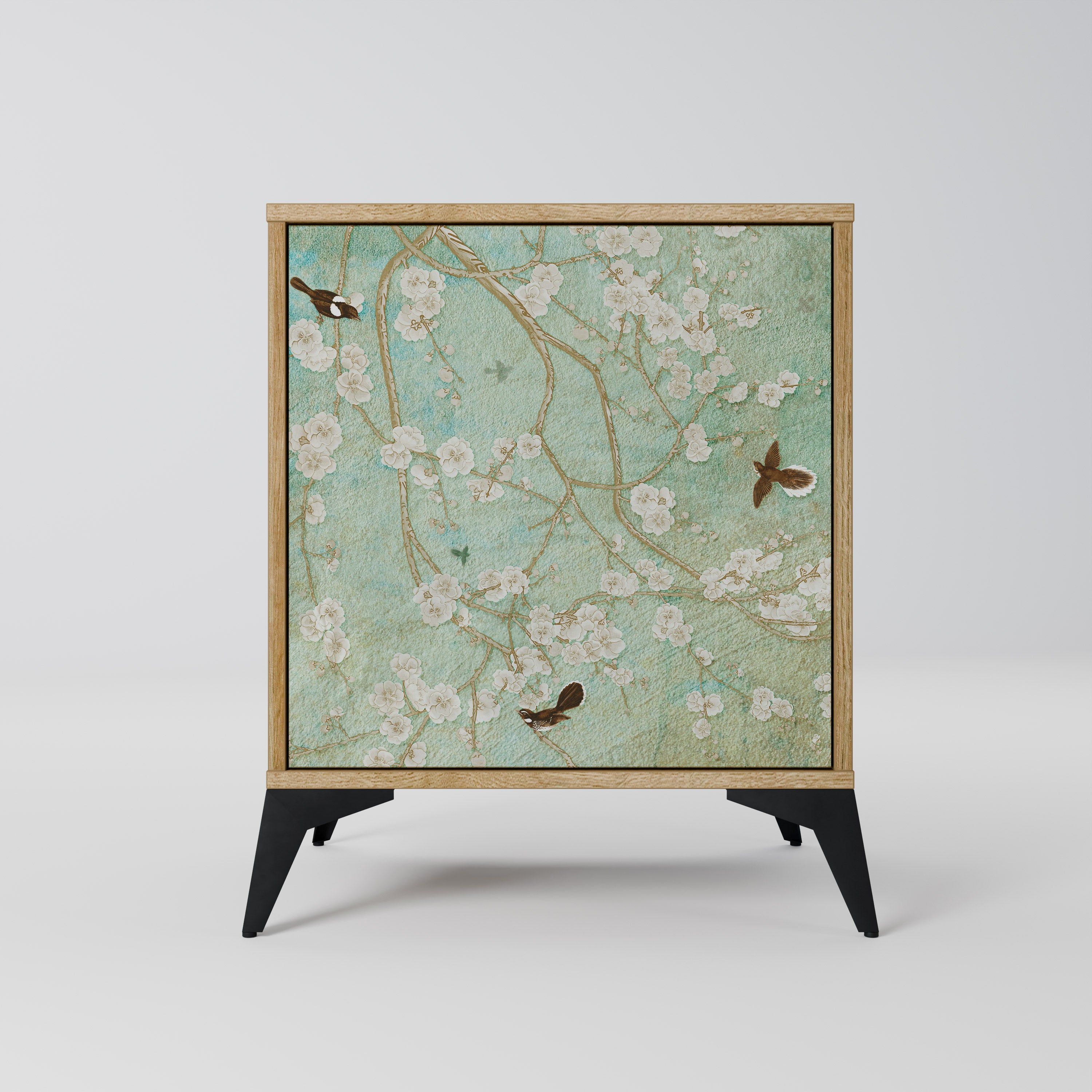 BLOOMING CHARM Sideboard mit 1 Tür in Eiche-Optik