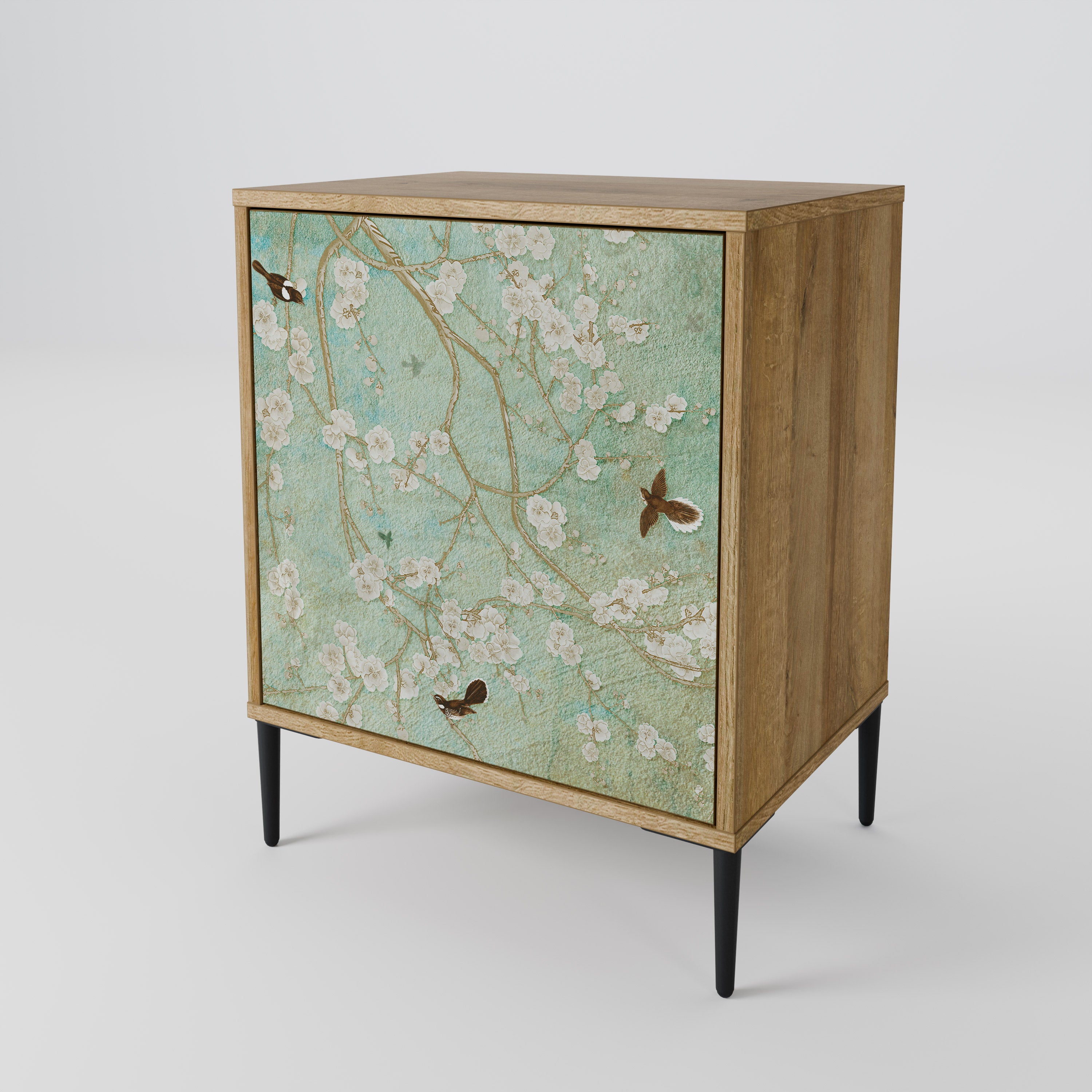 BLOOMING CHARM Sideboard mit 1 Tür in Eiche-Optik