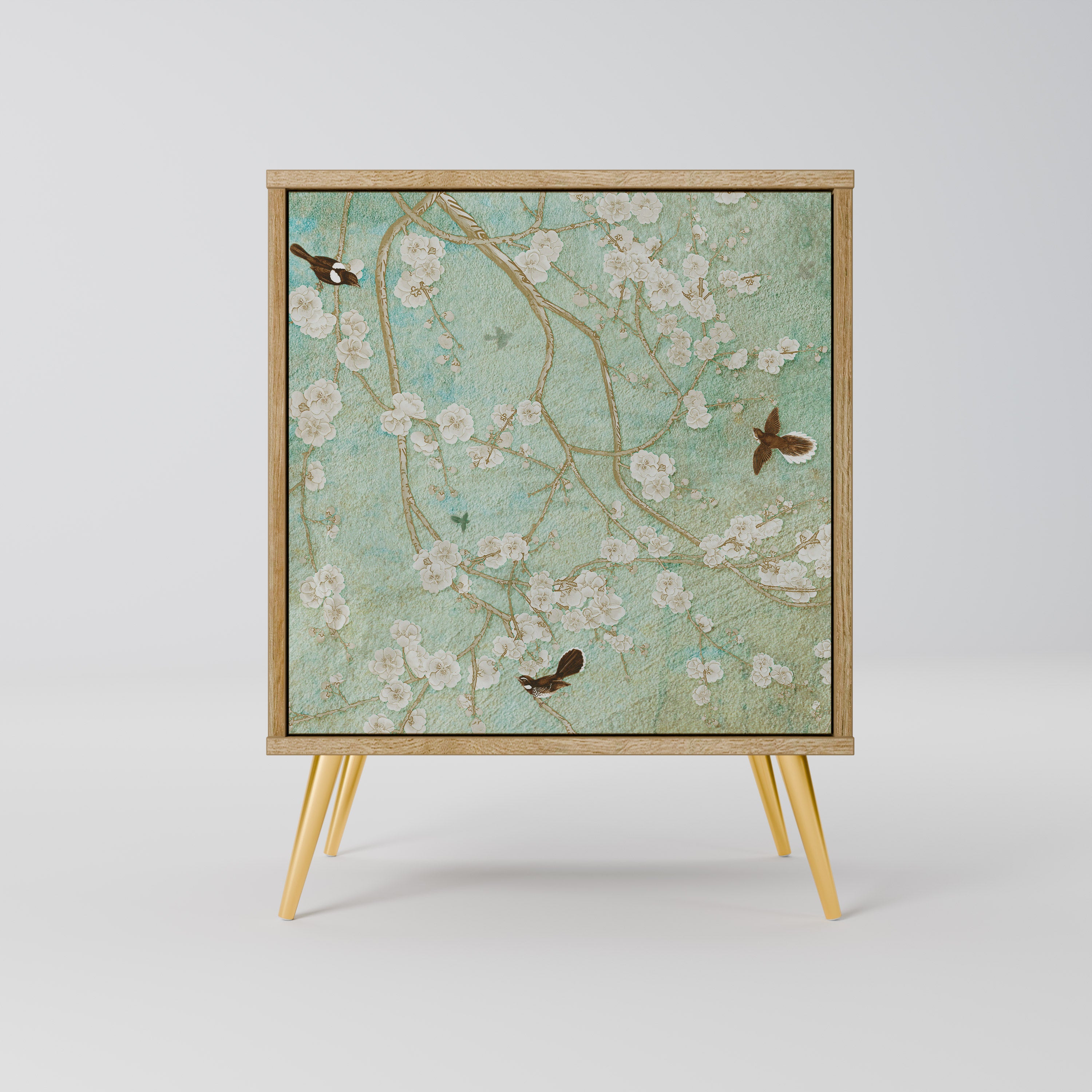 BLOOMING CHARM Sideboard mit 1 Tür in Eiche-Optik