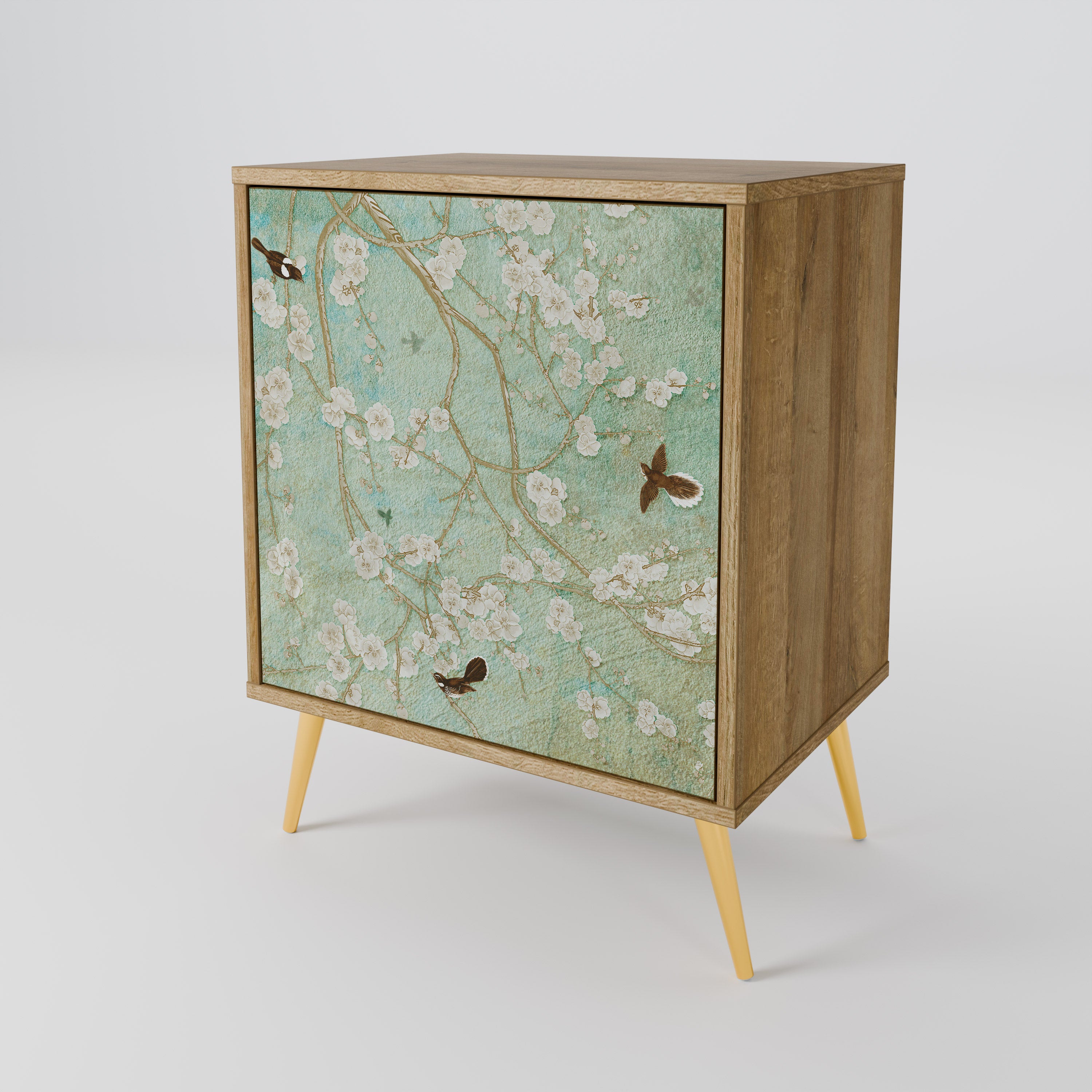 BLOOMING CHARM Sideboard mit 1 Tür in Eiche-Optik