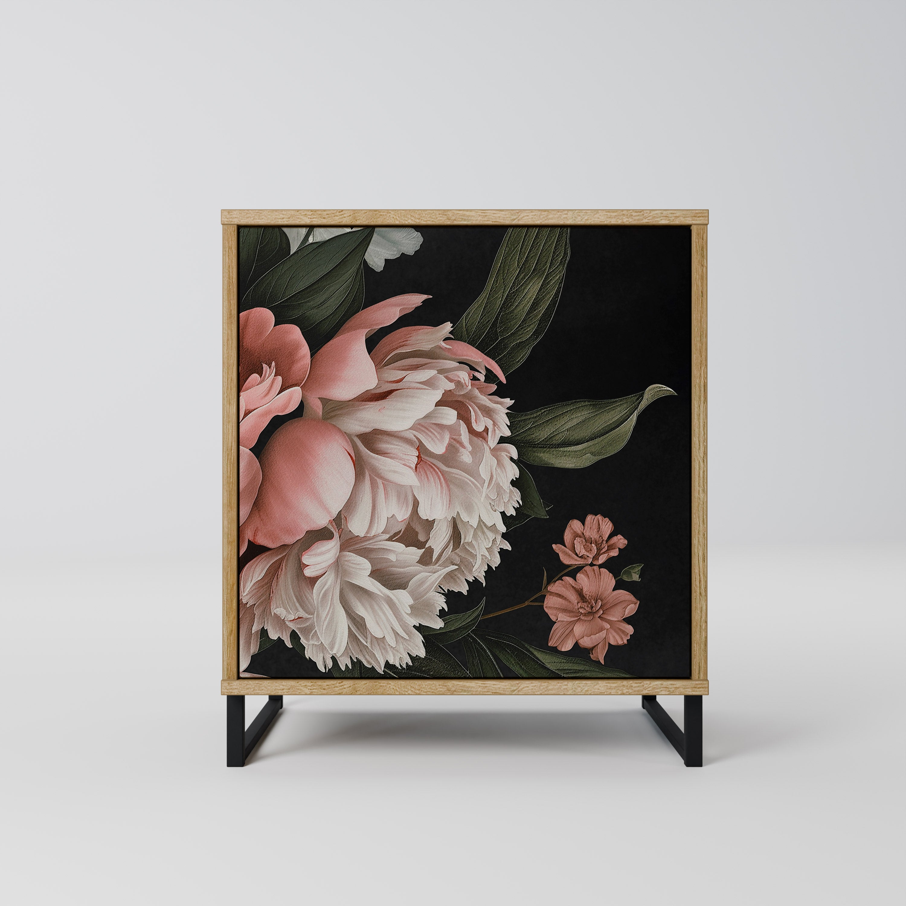LUSH ELEGANCE Sideboard mit 1 Tür in Eiche-Optik