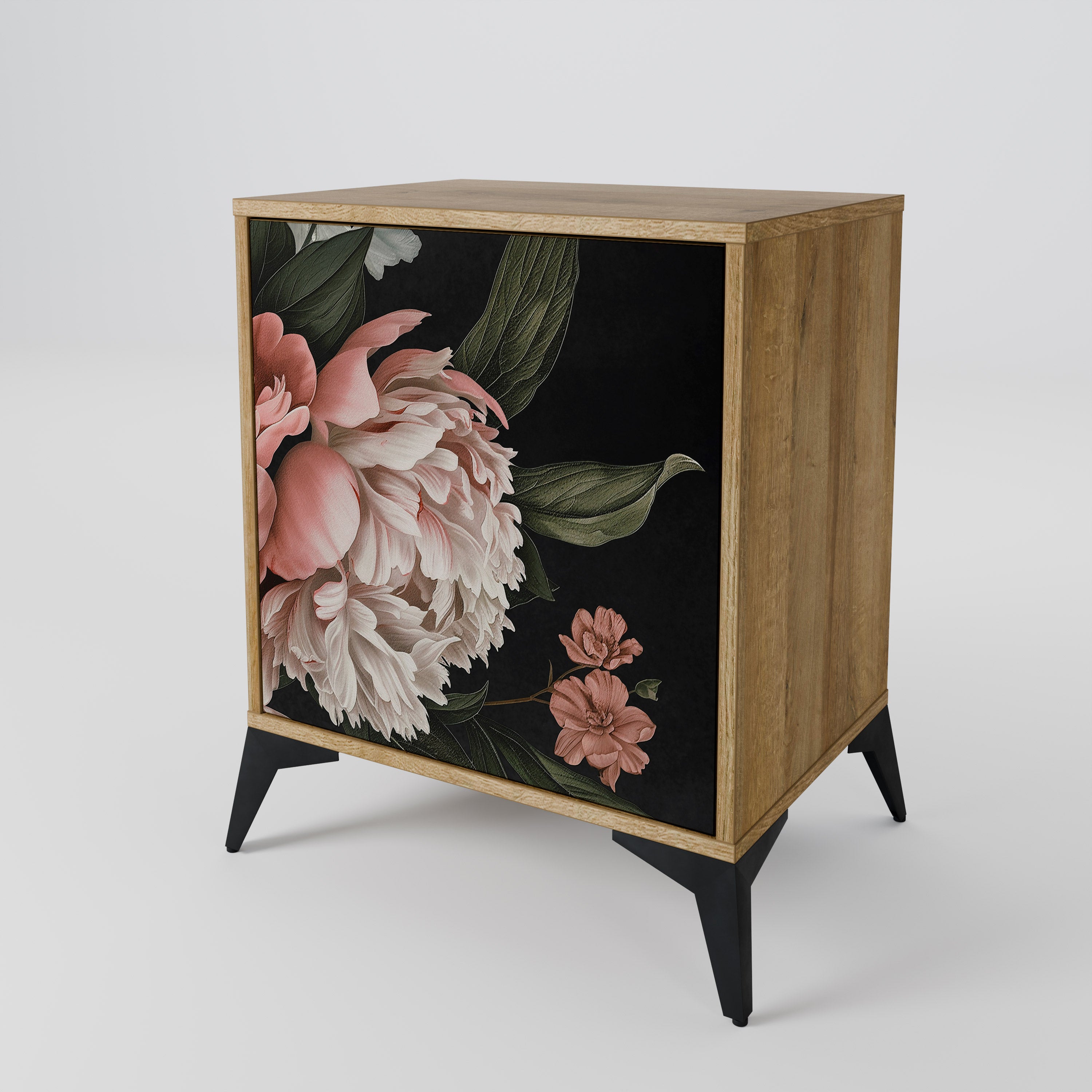 LUSH ELEGANCE Sideboard mit 1 Tür in Eiche-Optik