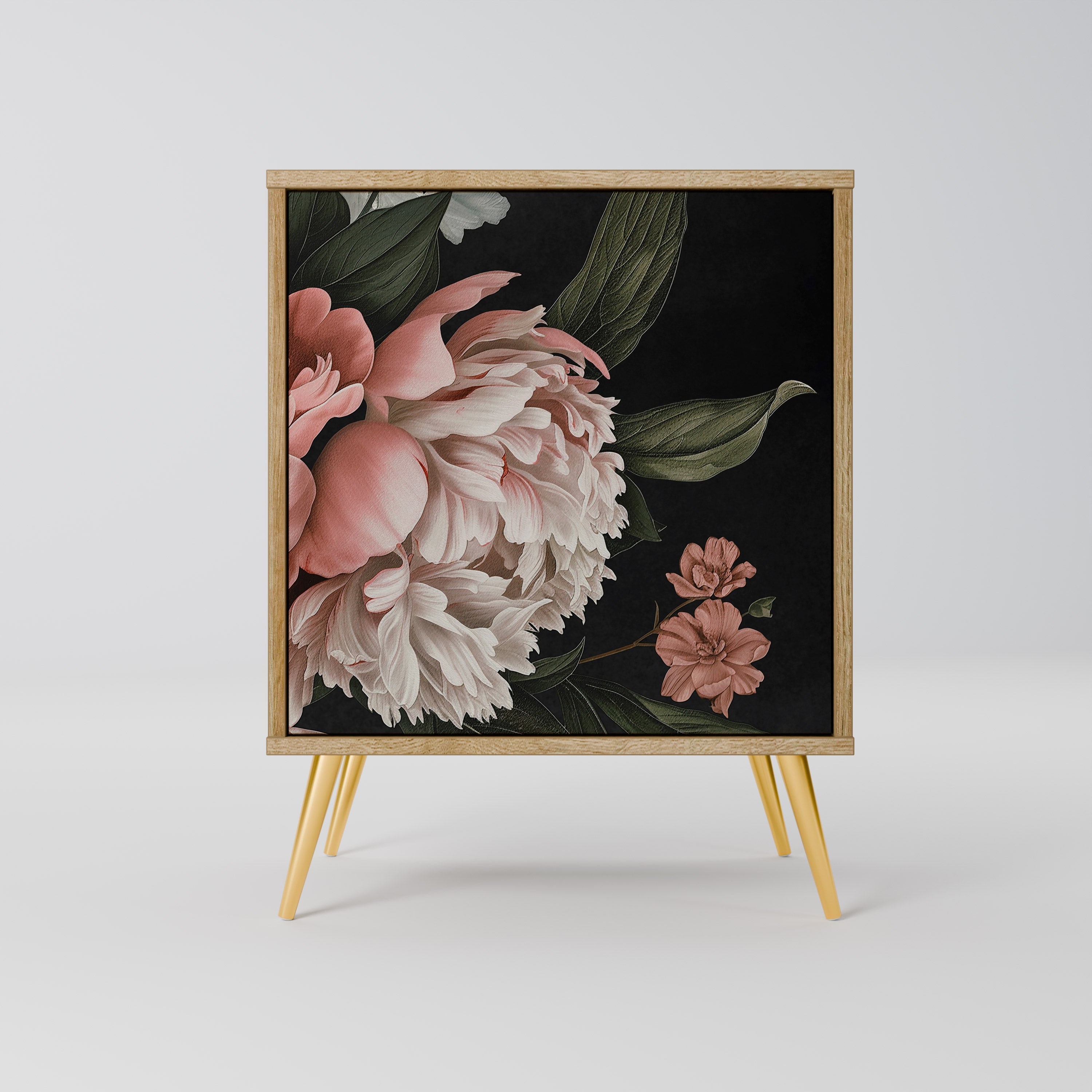 LUSH ELEGANCE Sideboard mit 1 Tür in Eiche-Optik