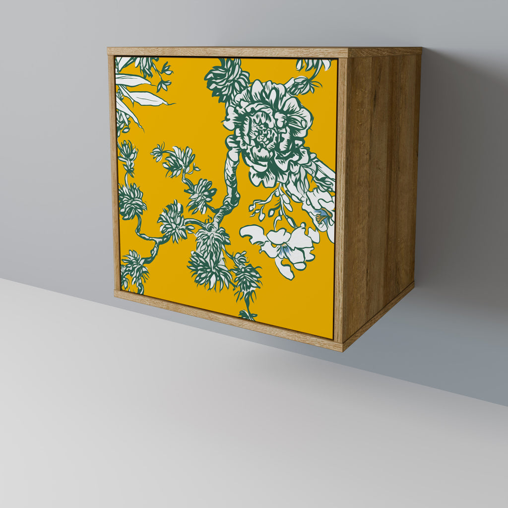YELLOW CHINOISERIE Sideboard mit 1 Tür in Eiche-Optik