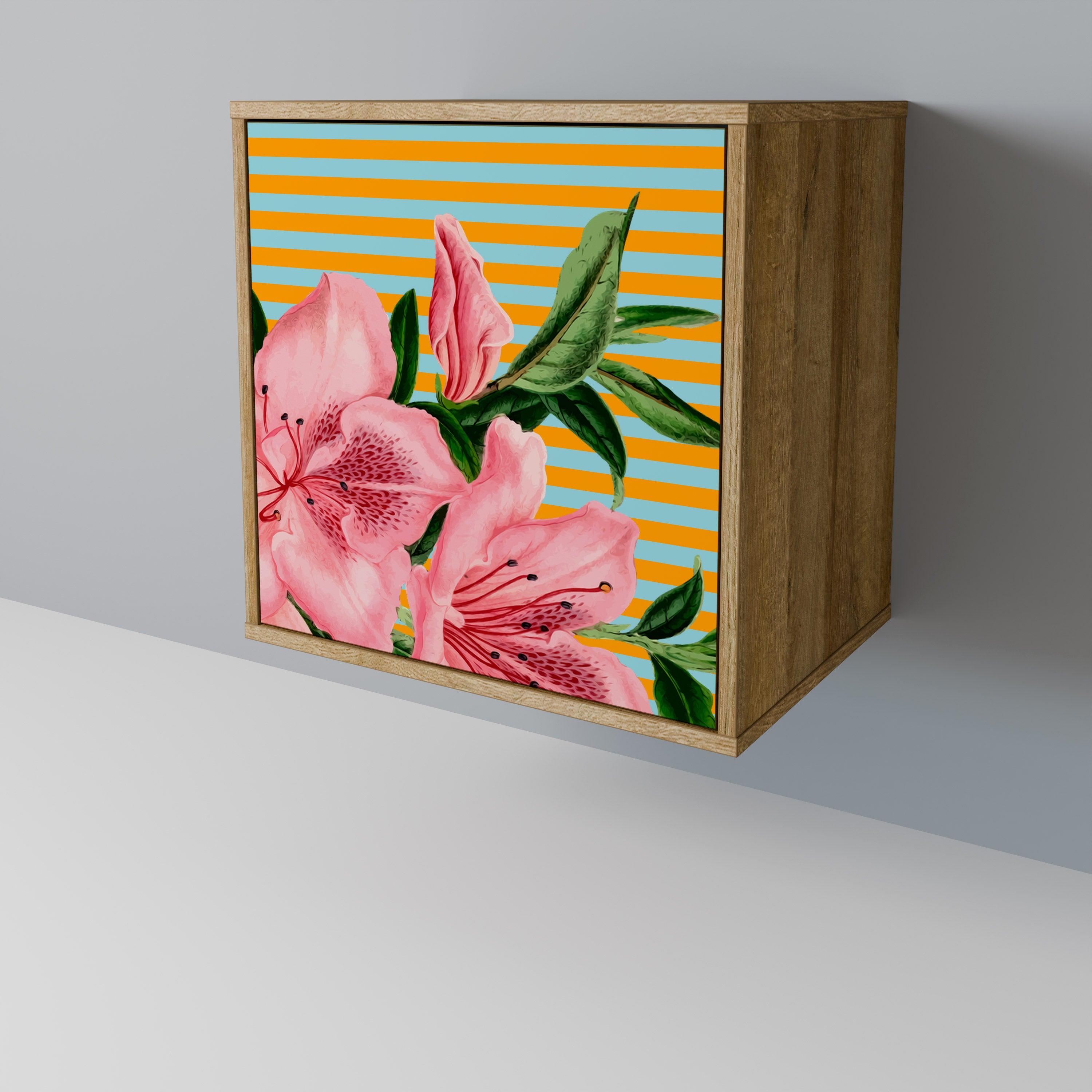 FRAGILE BEAUTY Sideboard mit 1 Tür in Eiche-Optik