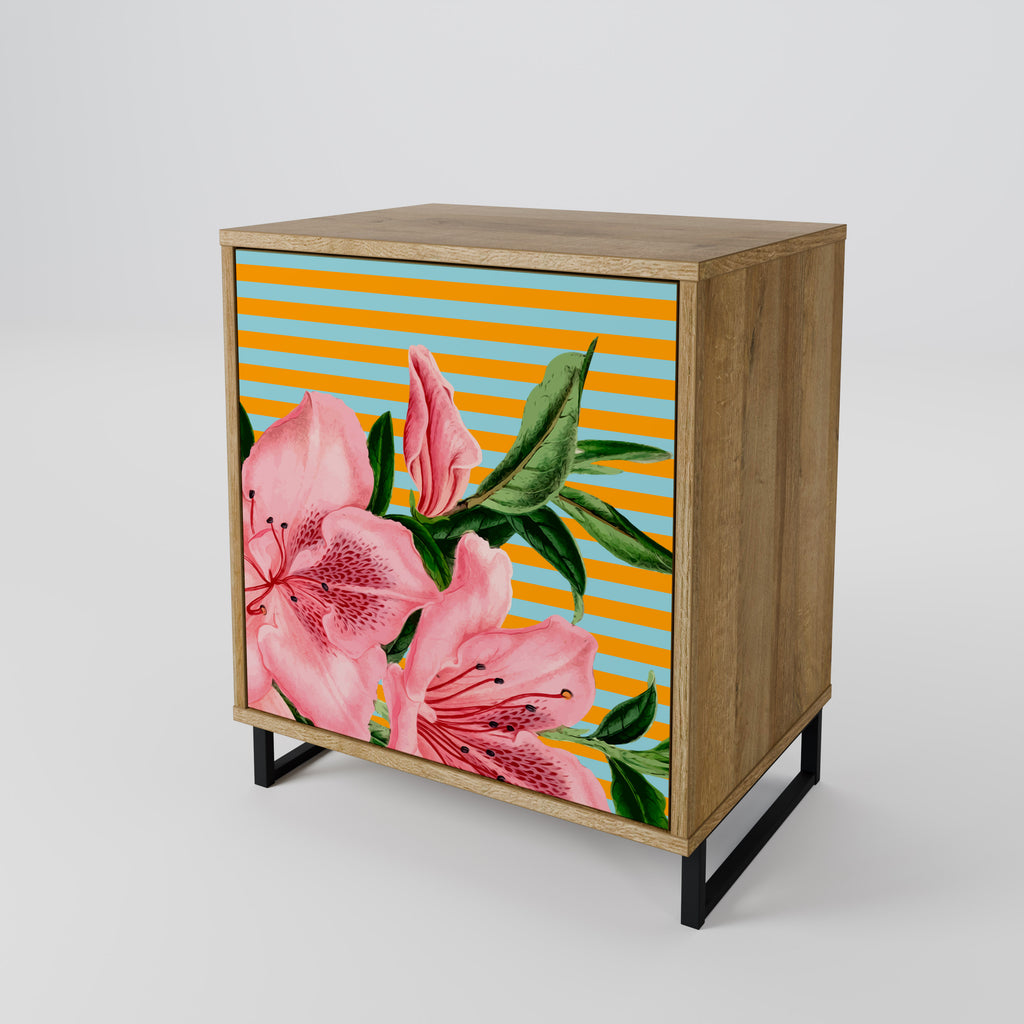 FRAGILE BEAUTY Sideboard mit 1 Tür in Eiche-Optik
