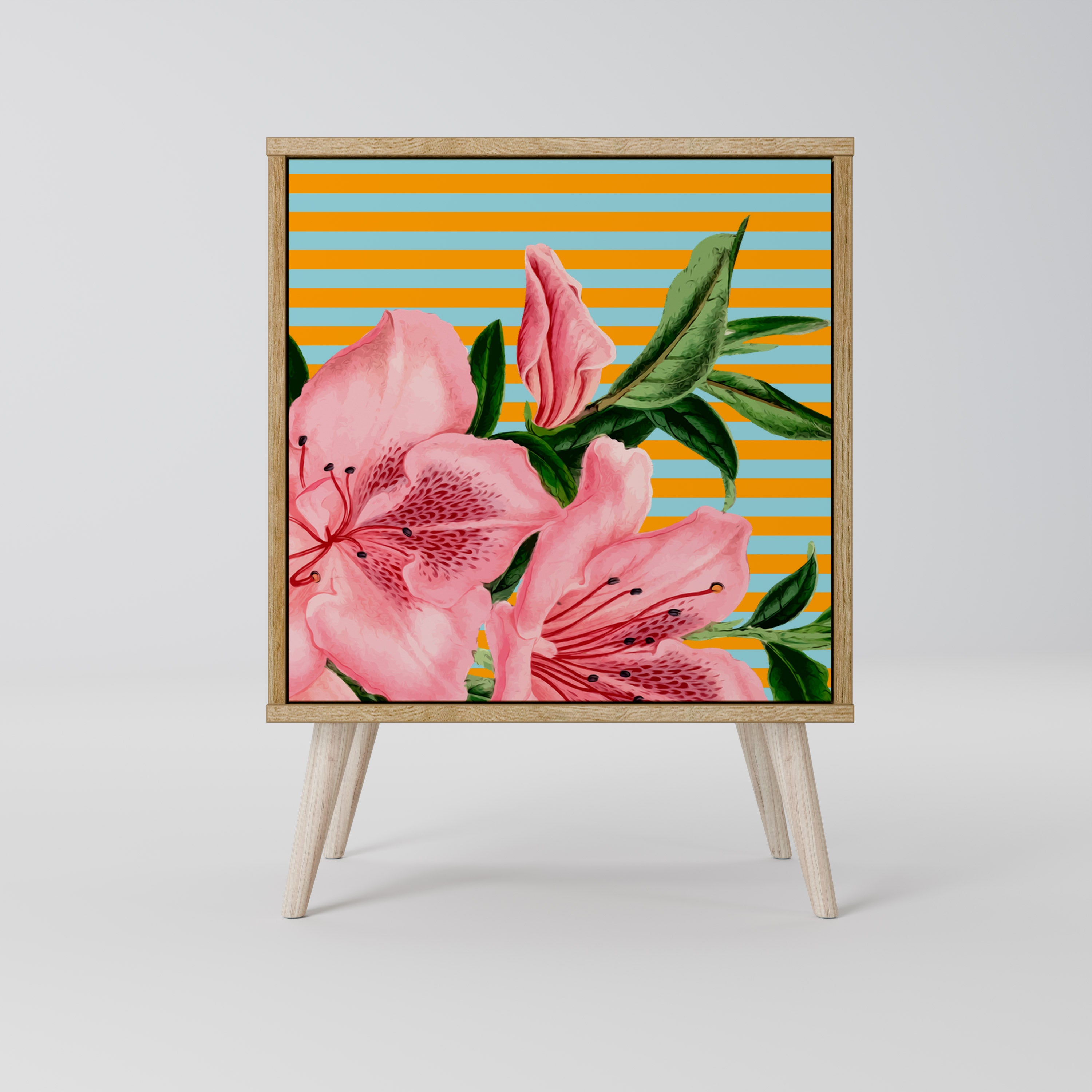 FRAGILE BEAUTY Sideboard mit 1 Tür in Eiche-Optik