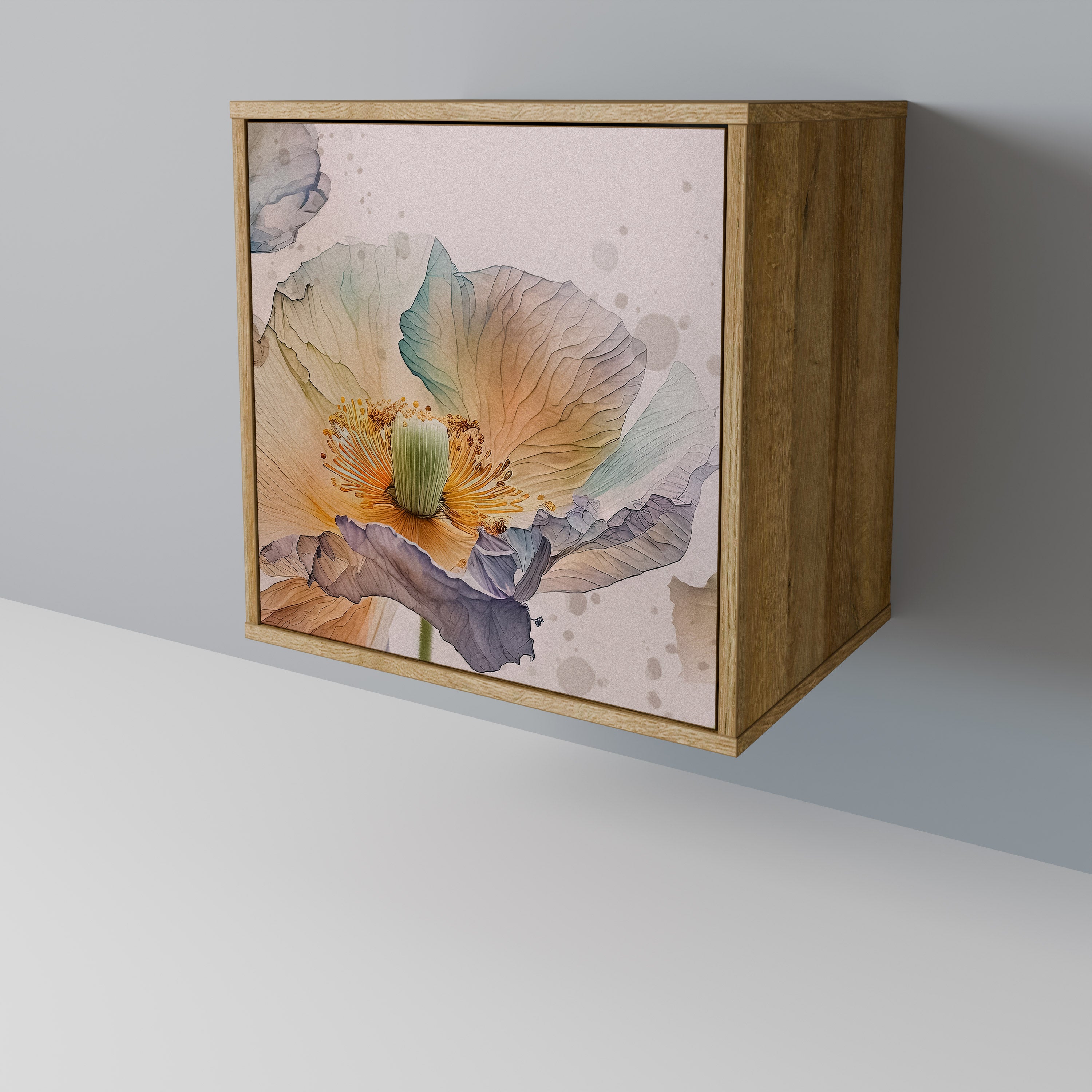 SOFTEN POPPY Sideboard mit 1 Tür in Eiche-Optik