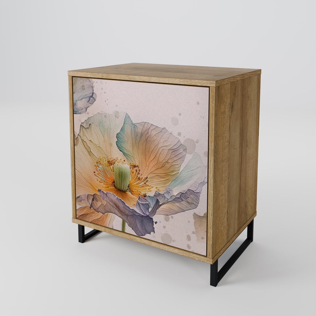 SOFTEN POPPY Sideboard mit 1 Tür in Eiche-Optik