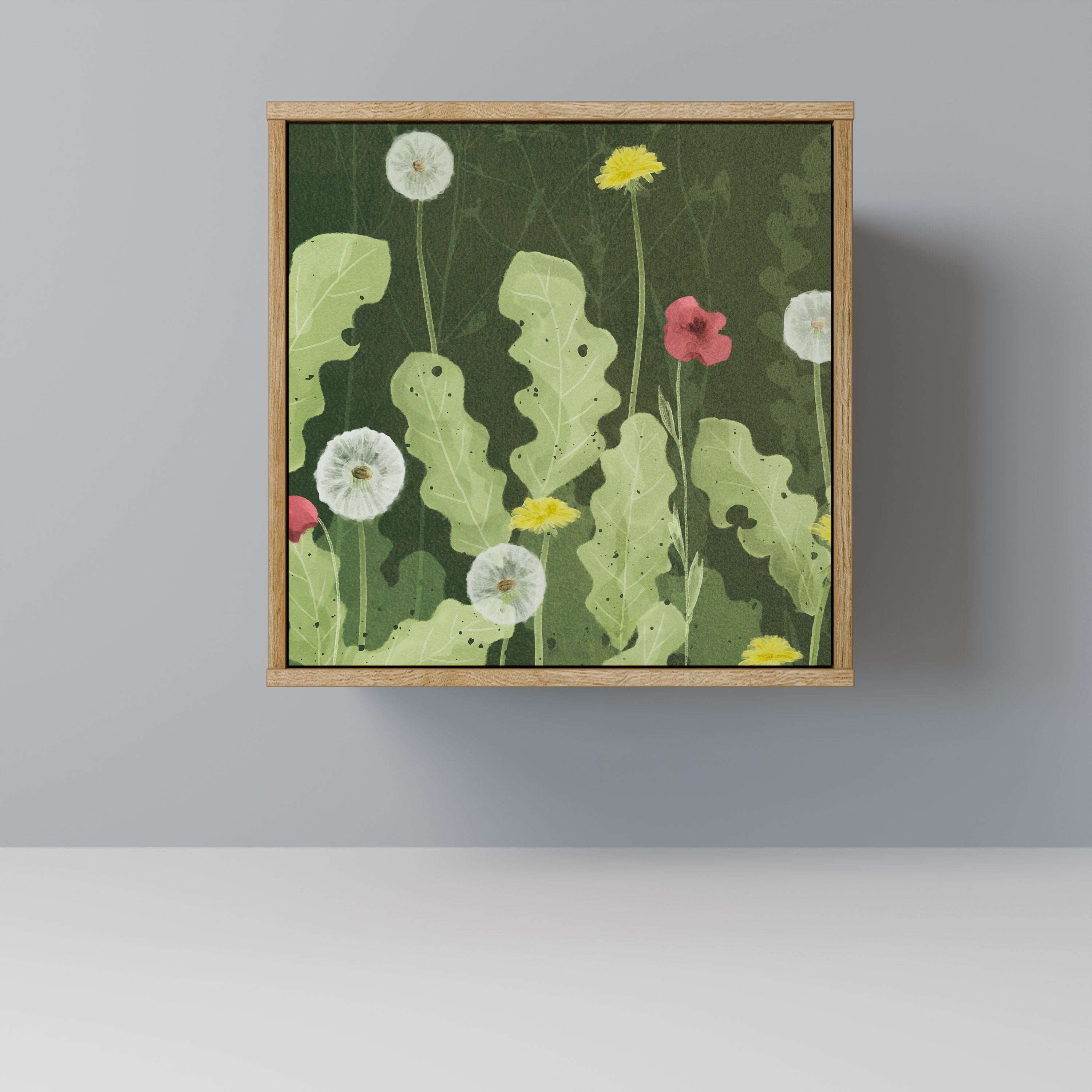 DANDELION AMUSE Sideboard mit 1 Tür in Eiche-Optik