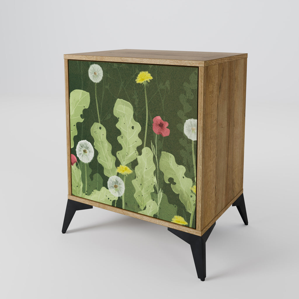 DANDELION AMUSE Sideboard mit 1 Tür in Eiche-Optik