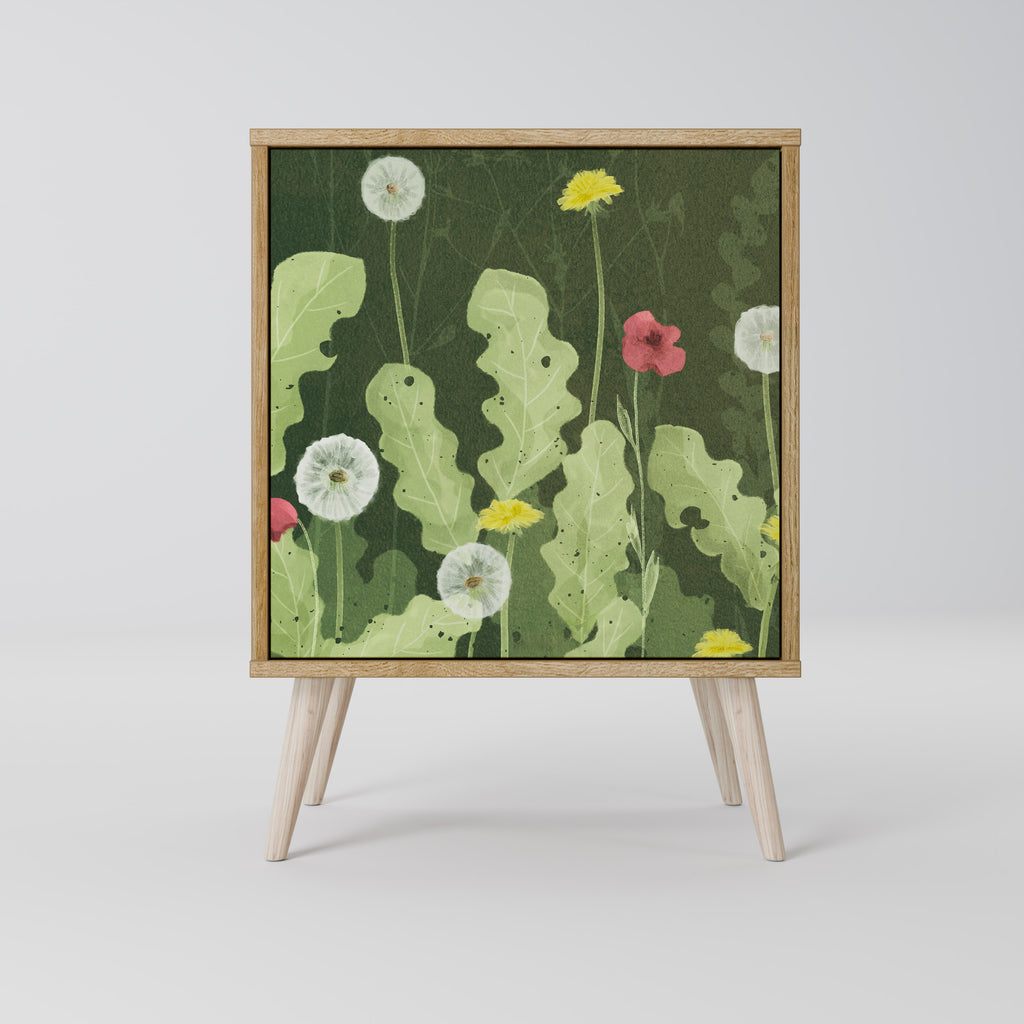 DANDELION AMUSE Sideboard mit 1 Tür in Eiche-Optik