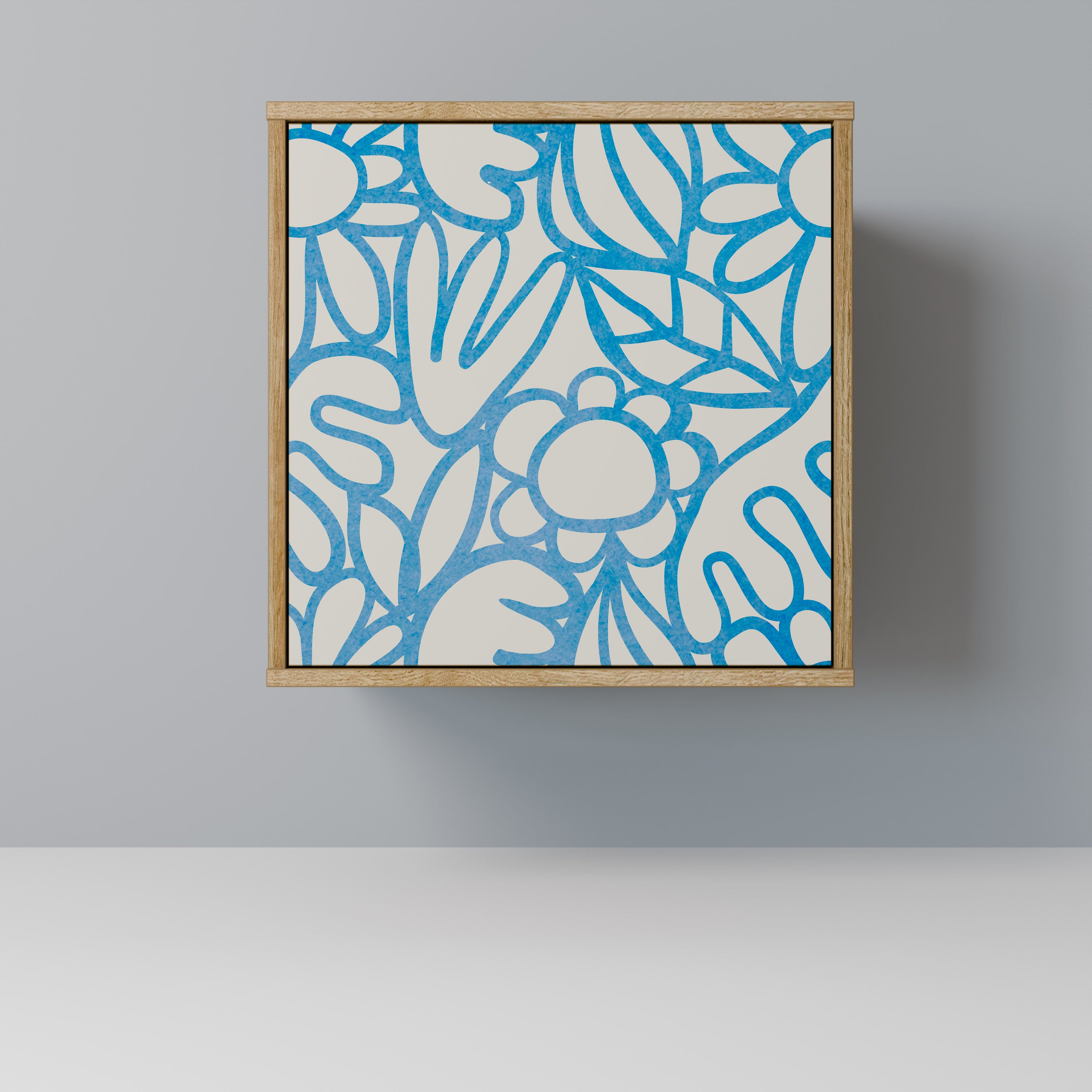 BLOOMY MORNING Sideboard mit 1 Tür in Eiche-Optik