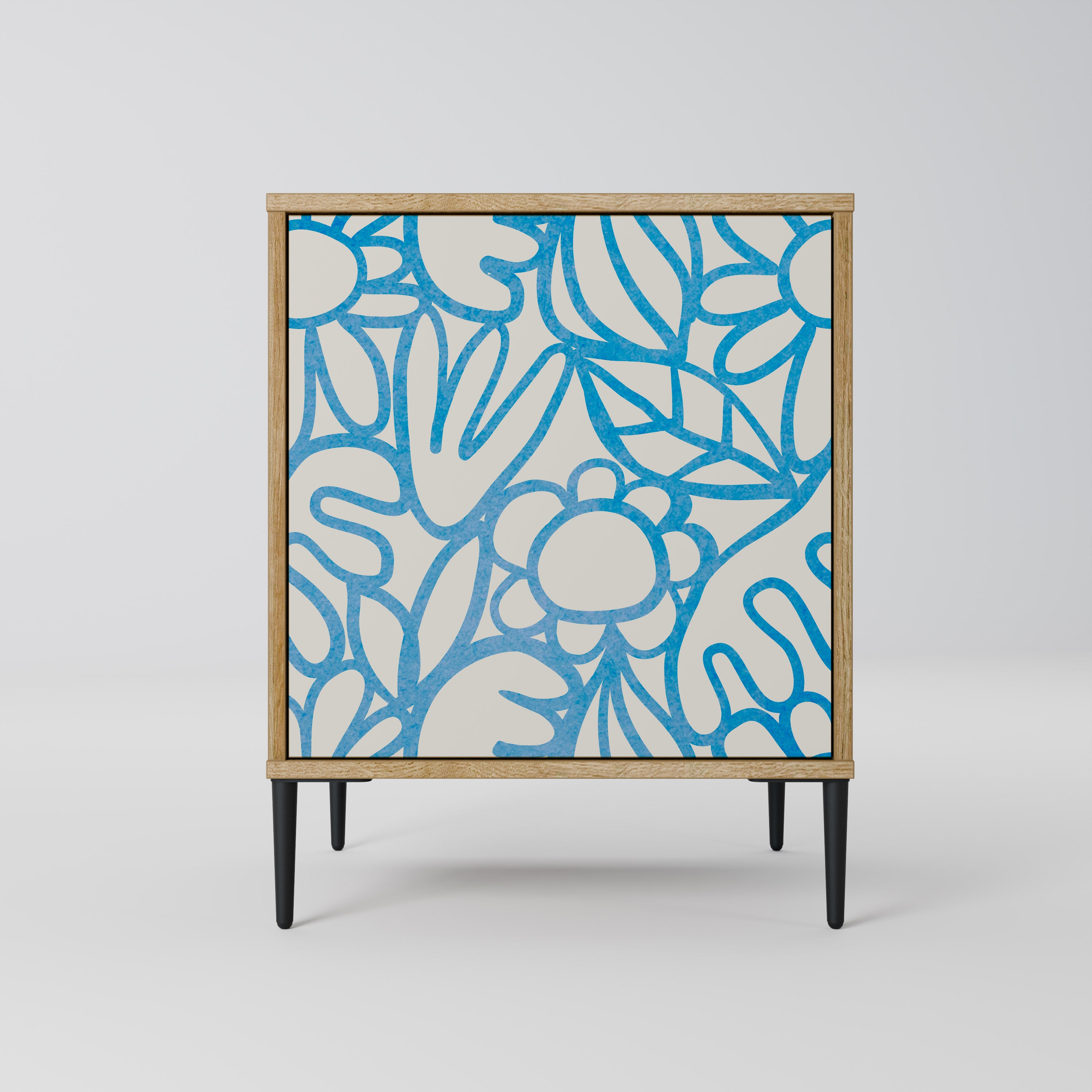 BLOOMY MORNING Sideboard mit 1 Tür in Eiche-Optik