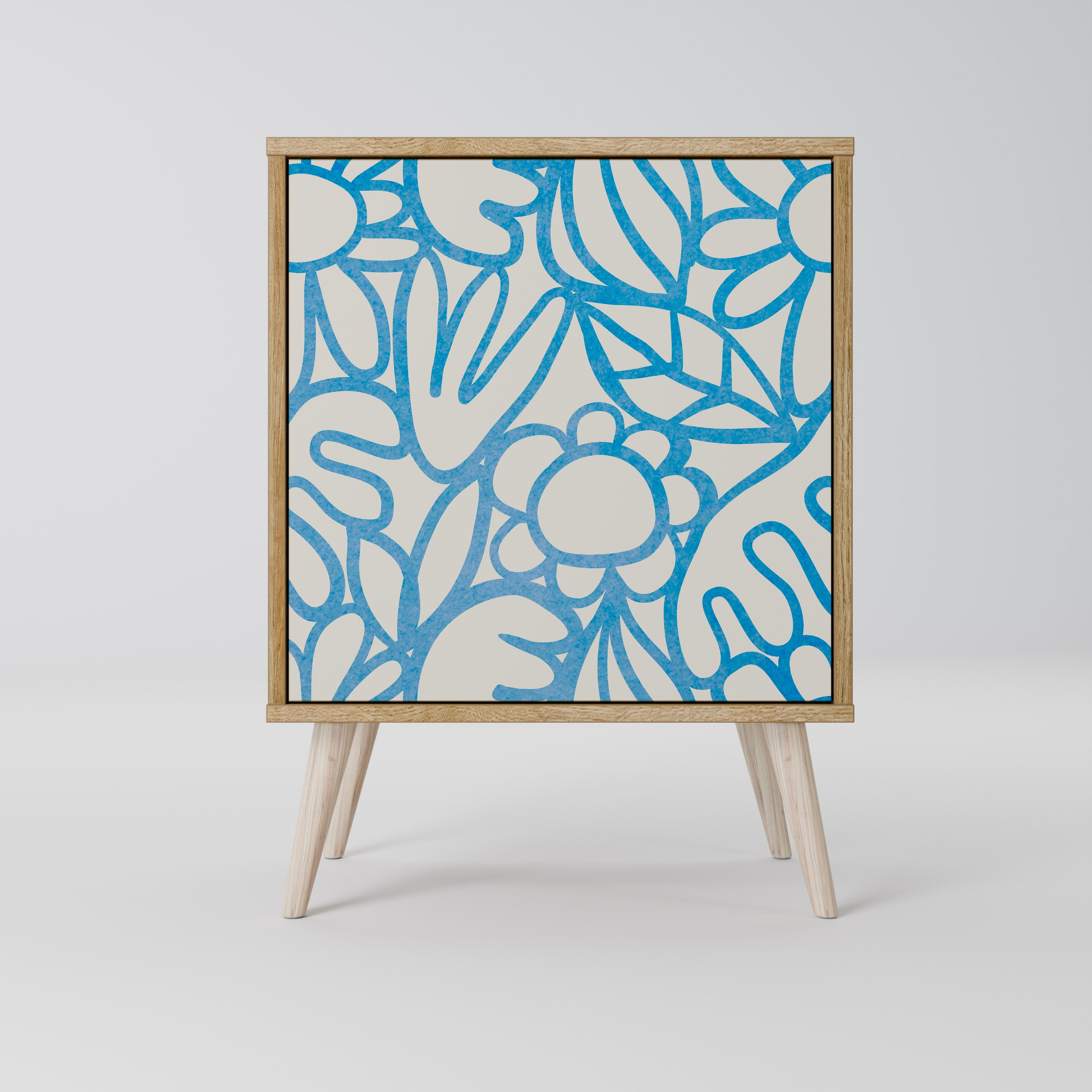 BLOOMY MORNING Sideboard mit 1 Tür in Eiche-Optik