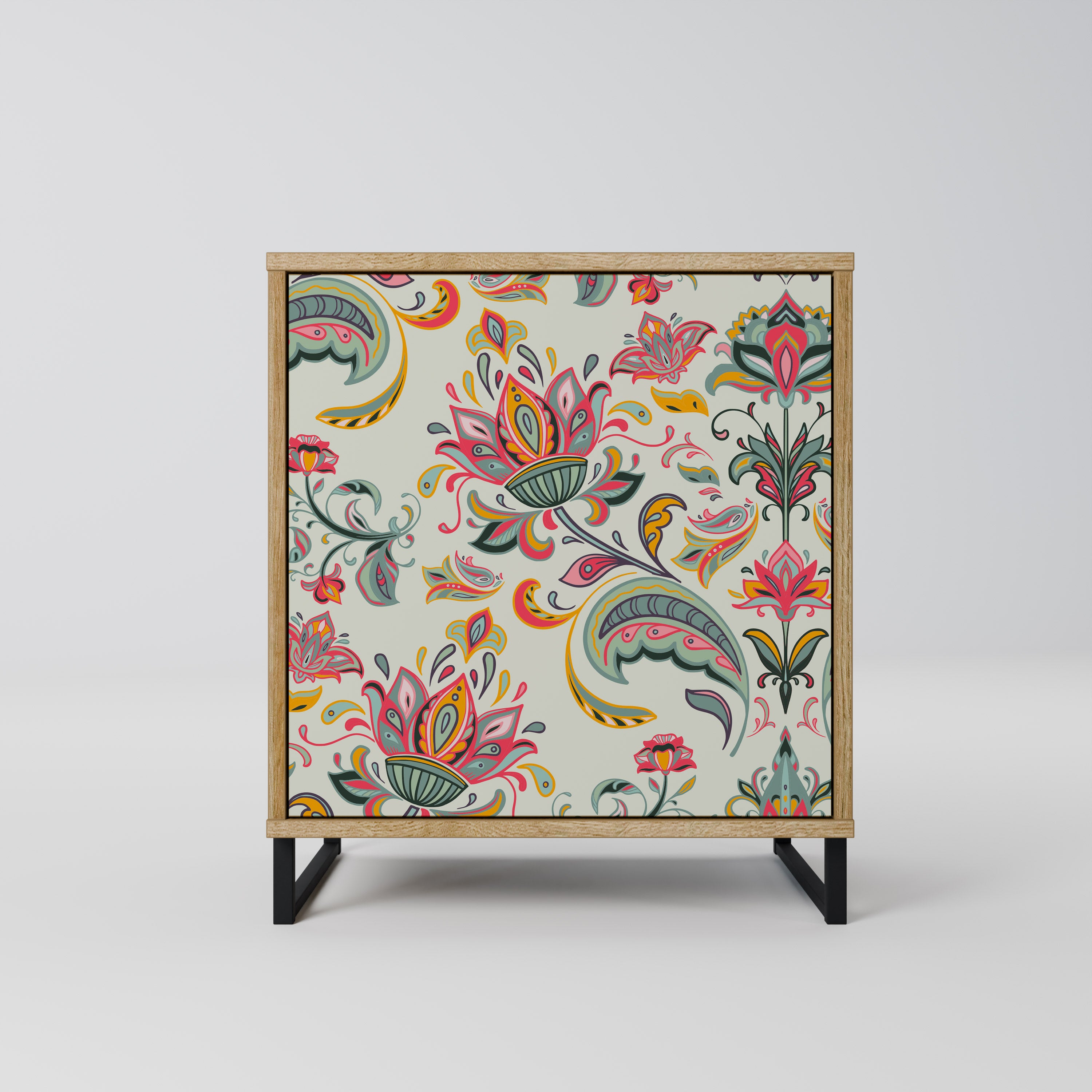 ORGANIC FOLKLORE Sideboard mit 1 Tür in Eiche-Optik