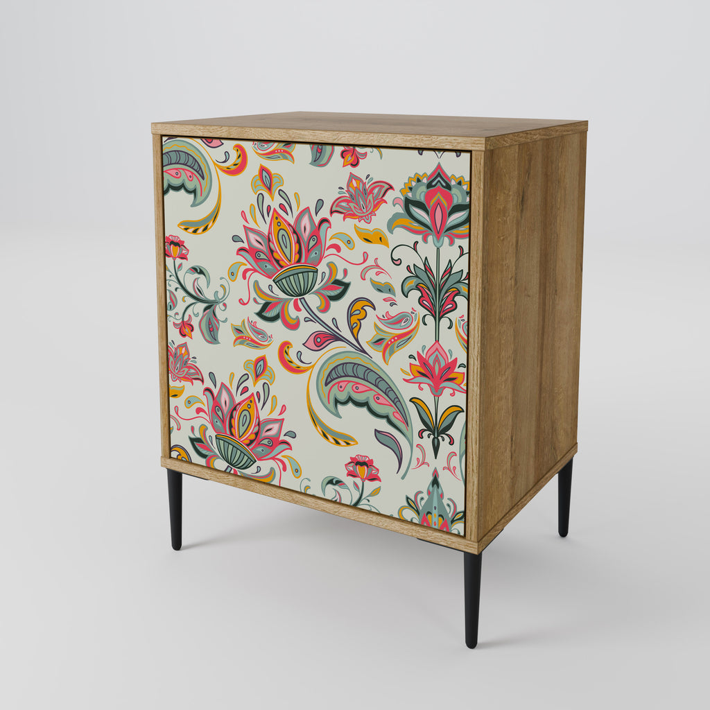 ORGANIC FOLKLORE Sideboard mit 1 Tür in Eiche-Optik