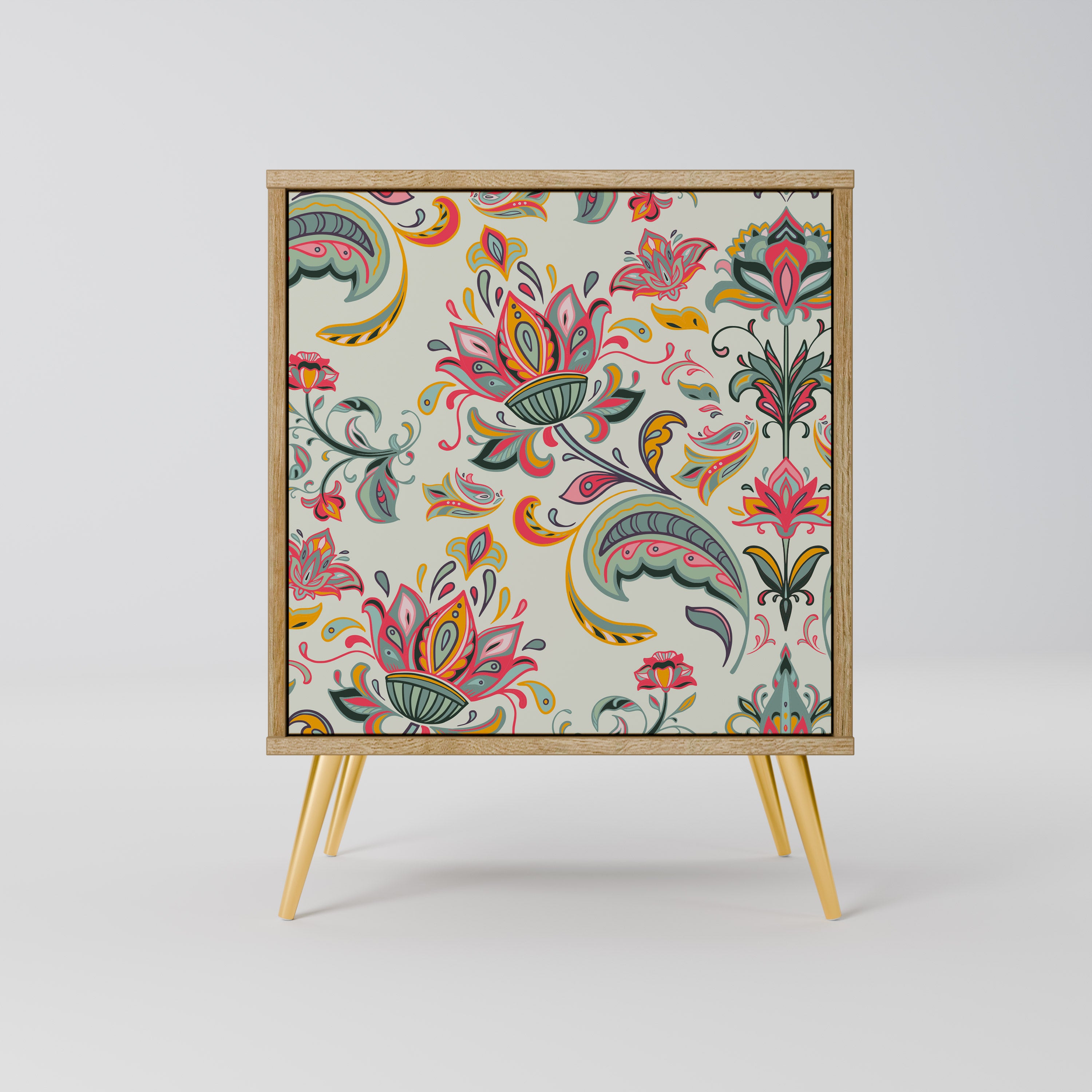 ORGANIC FOLKLORE Sideboard mit 1 Tür in Eiche-Optik