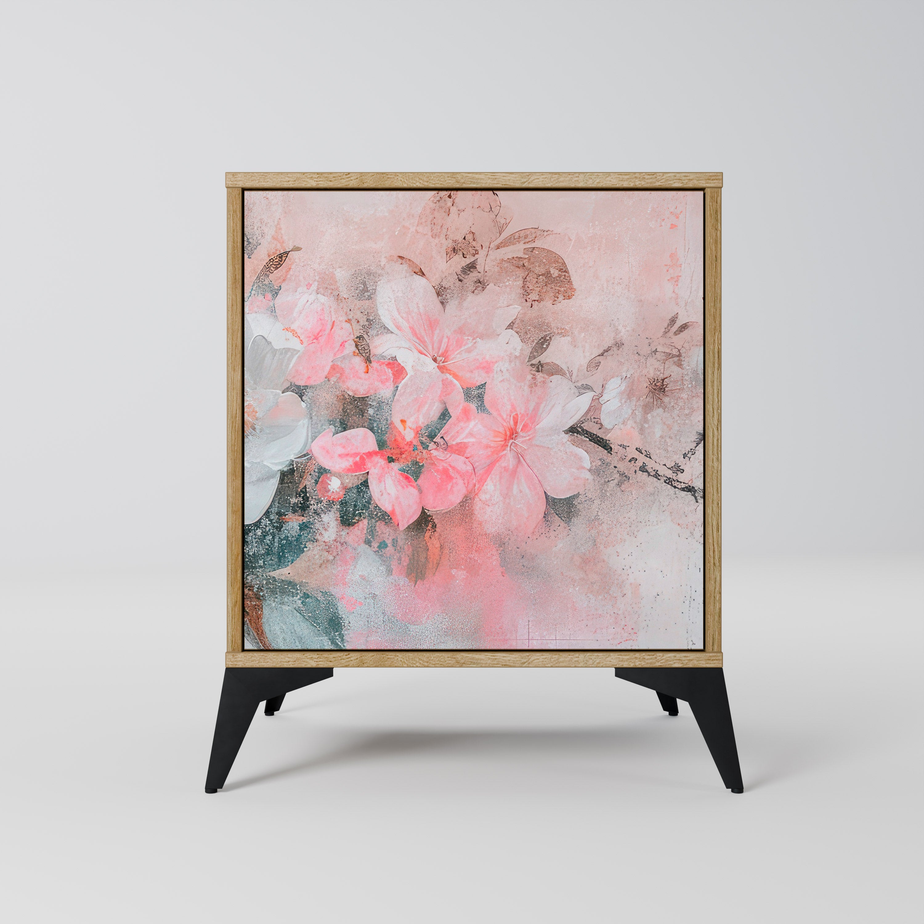 CHERRY BLOSSOM Sideboard mit 1 Tür in Eiche-Optik