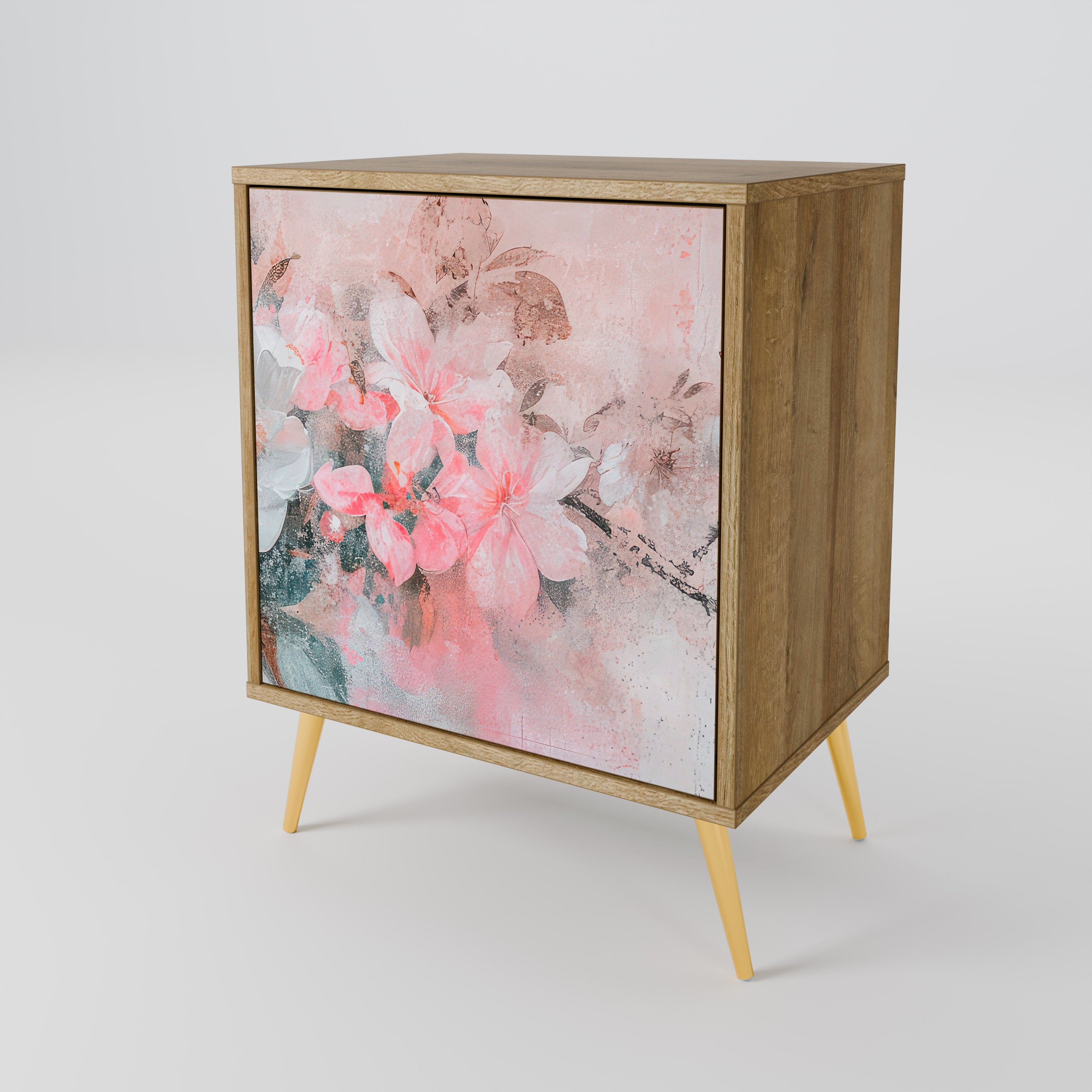 CHERRY BLOSSOM Sideboard mit 1 Tür in Eiche-Optik