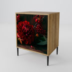 DAHLIAS AND POMEGRANATES Sideboard mit 1 Tür in Eiche-Optik