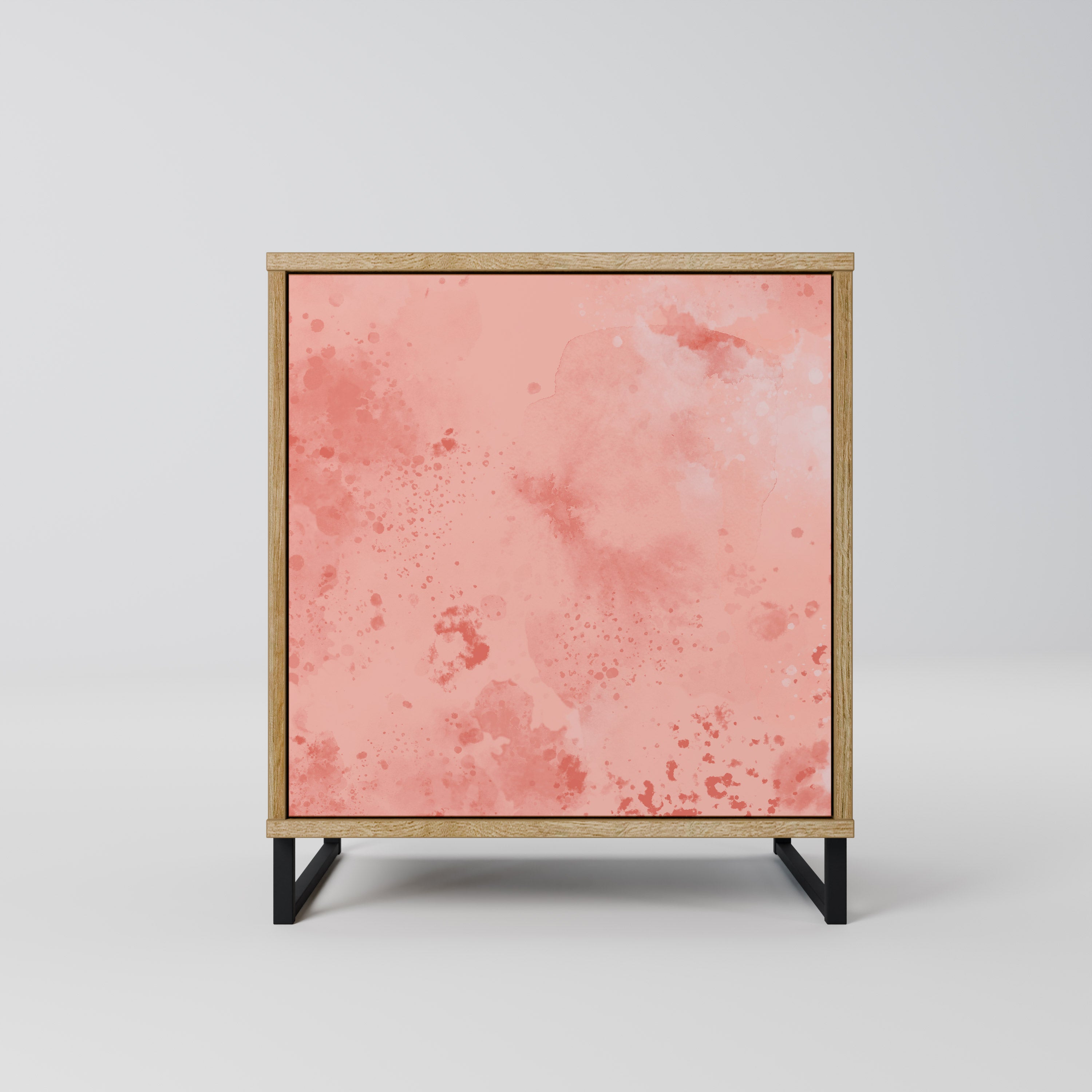 CRANE DANCE Sideboard mit 1 Tür in Eiche-Optik