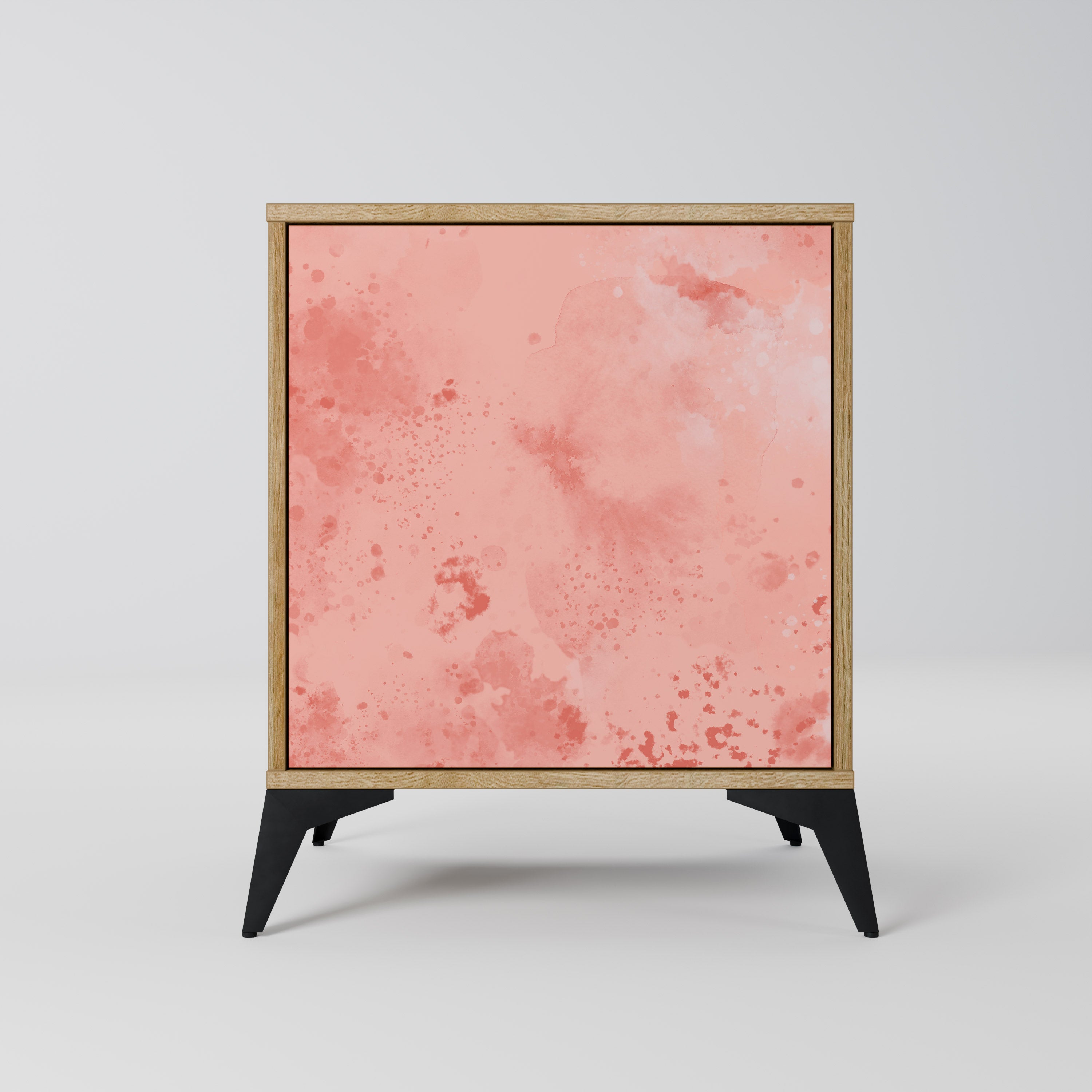 CRANE DANCE Sideboard mit 1 Tür in Eiche-Optik