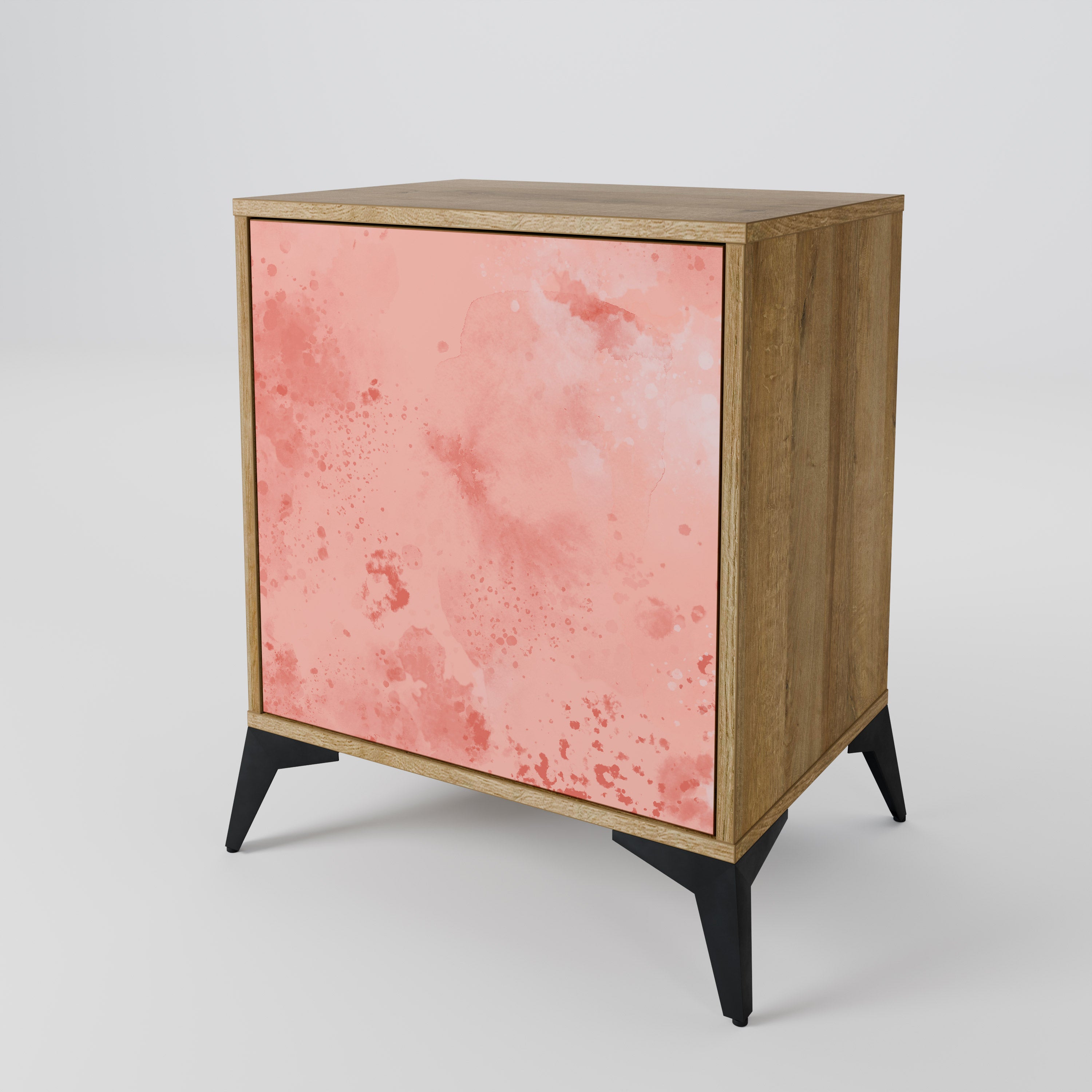 CRANE DANCE Sideboard mit 1 Tür in Eiche-Optik