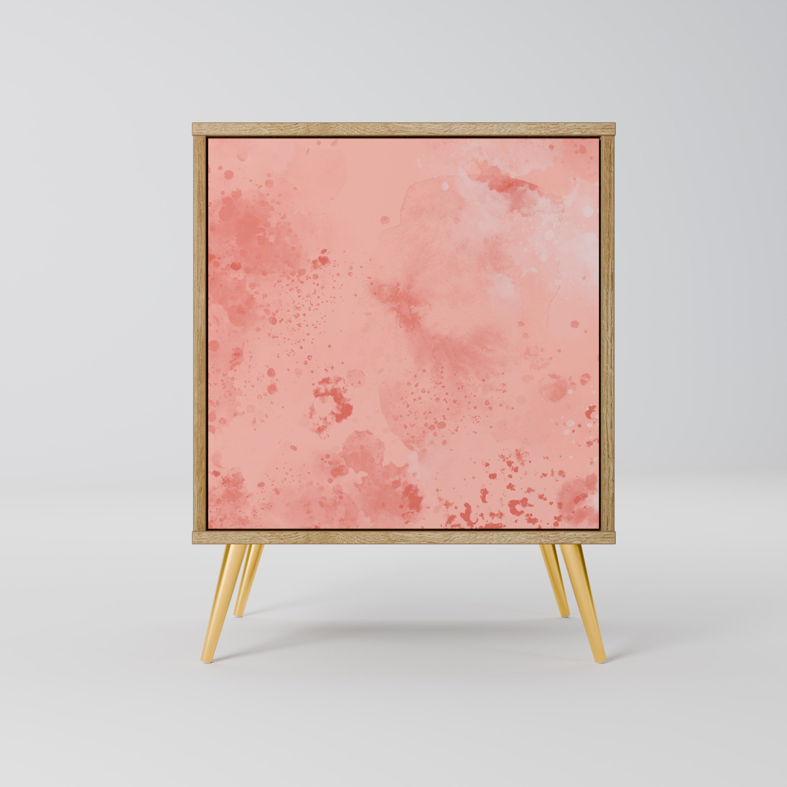 CRANE DANCE Sideboard mit 1 Tür in Eiche-Optik