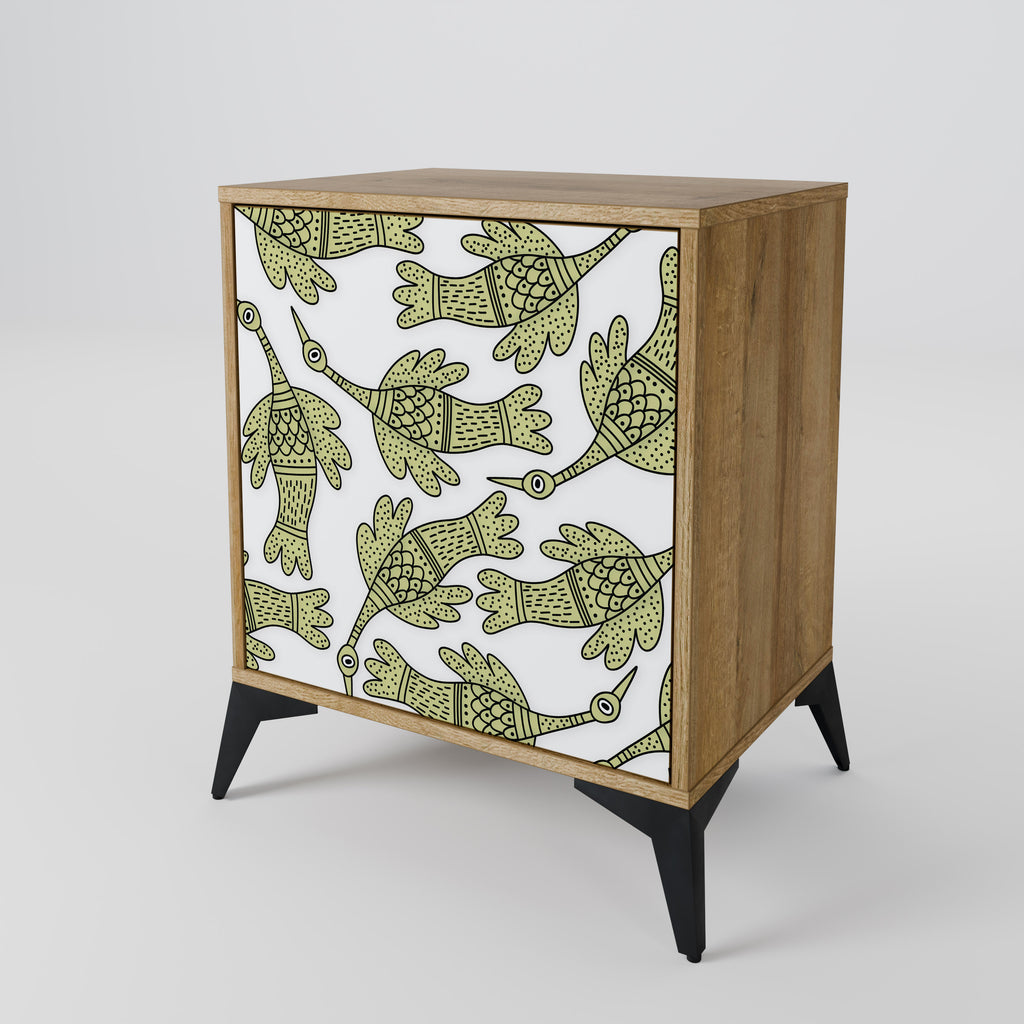 SEEDLING SONGBIRD Sideboard mit 1 Tür in Eiche-Optik