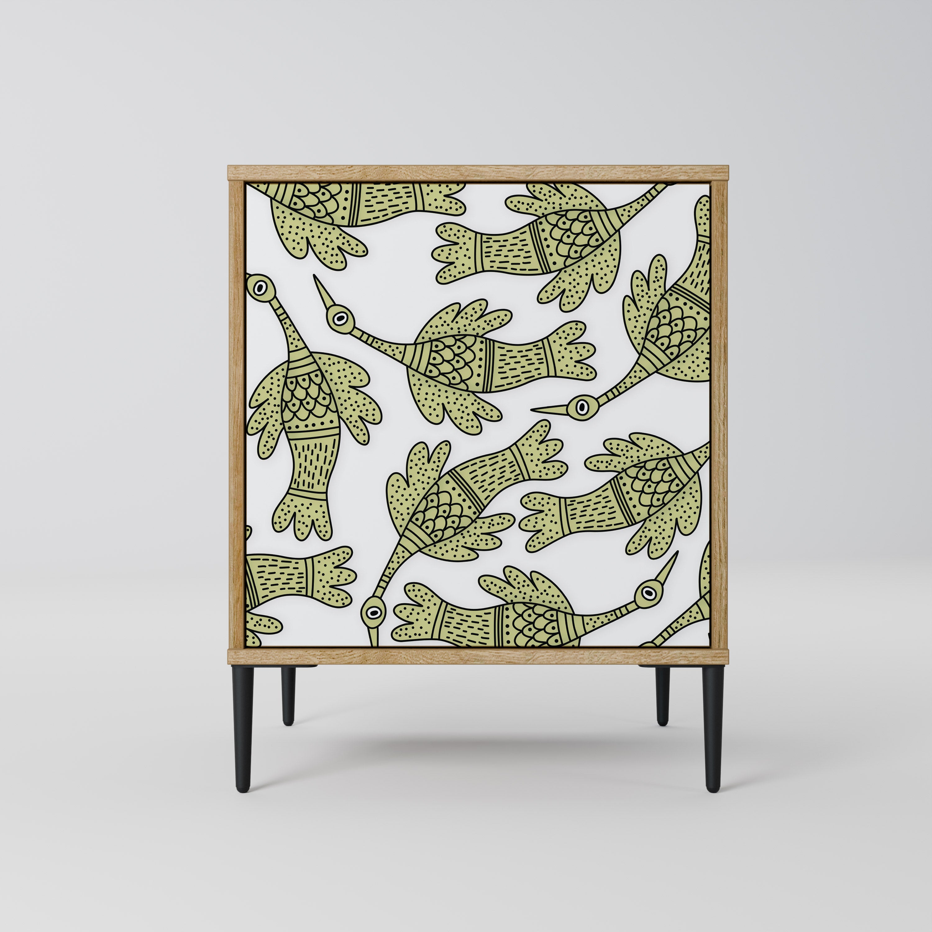 SEEDLING SONGBIRD Sideboard mit 1 Tür in Eiche-Optik