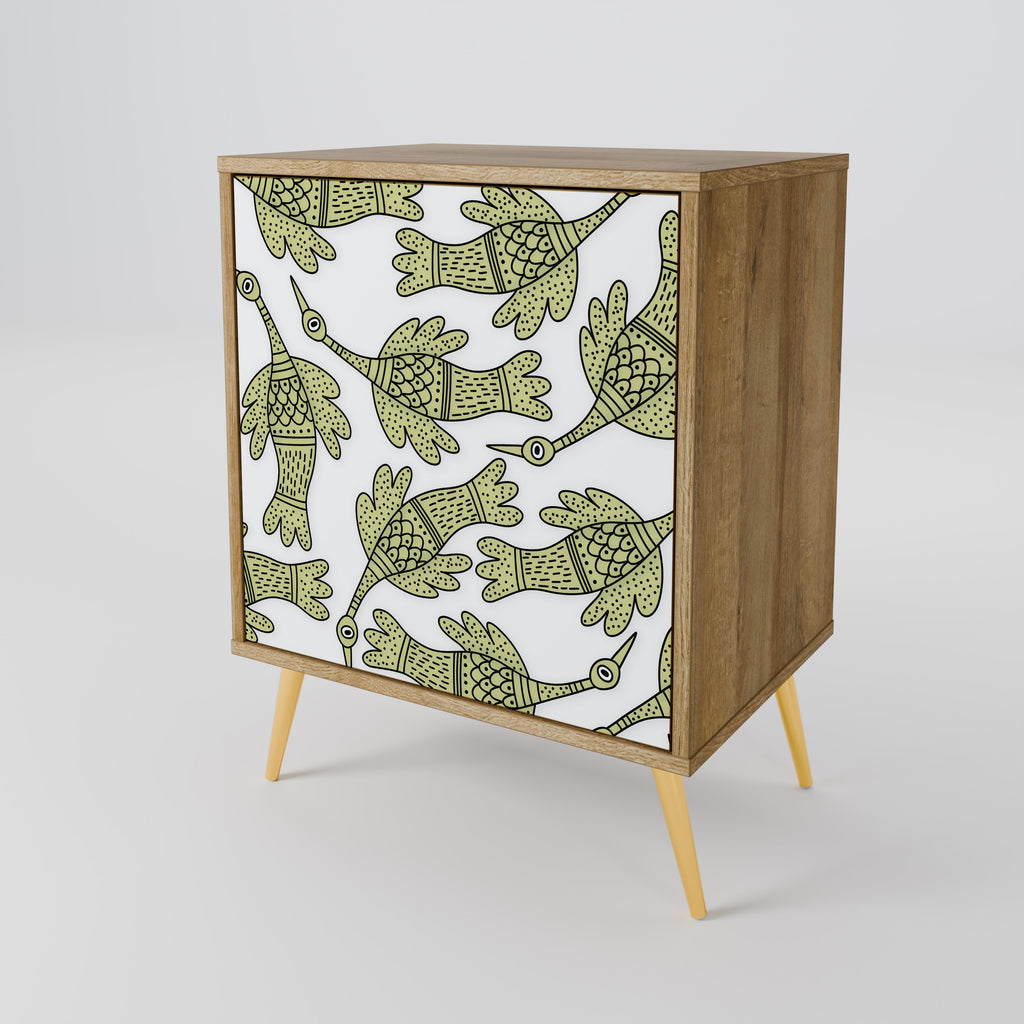 SEEDLING SONGBIRD Sideboard mit 1 Tür in Eiche-Optik
