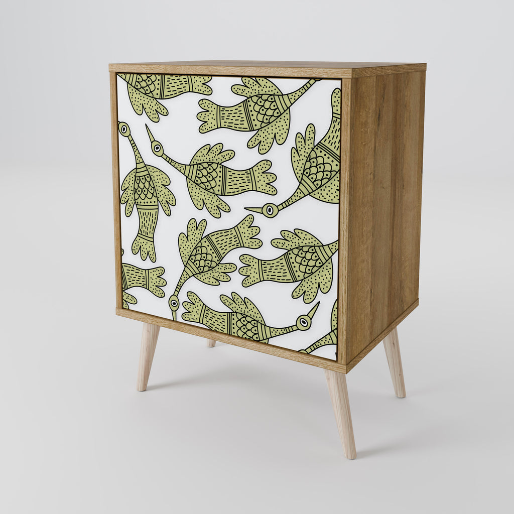 SEEDLING SONGBIRD Sideboard mit 1 Tür in Eiche-Optik