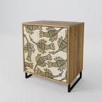 ALMONDINE SONGBIRD Sideboard mit 1 Tür in Eiche-Optik