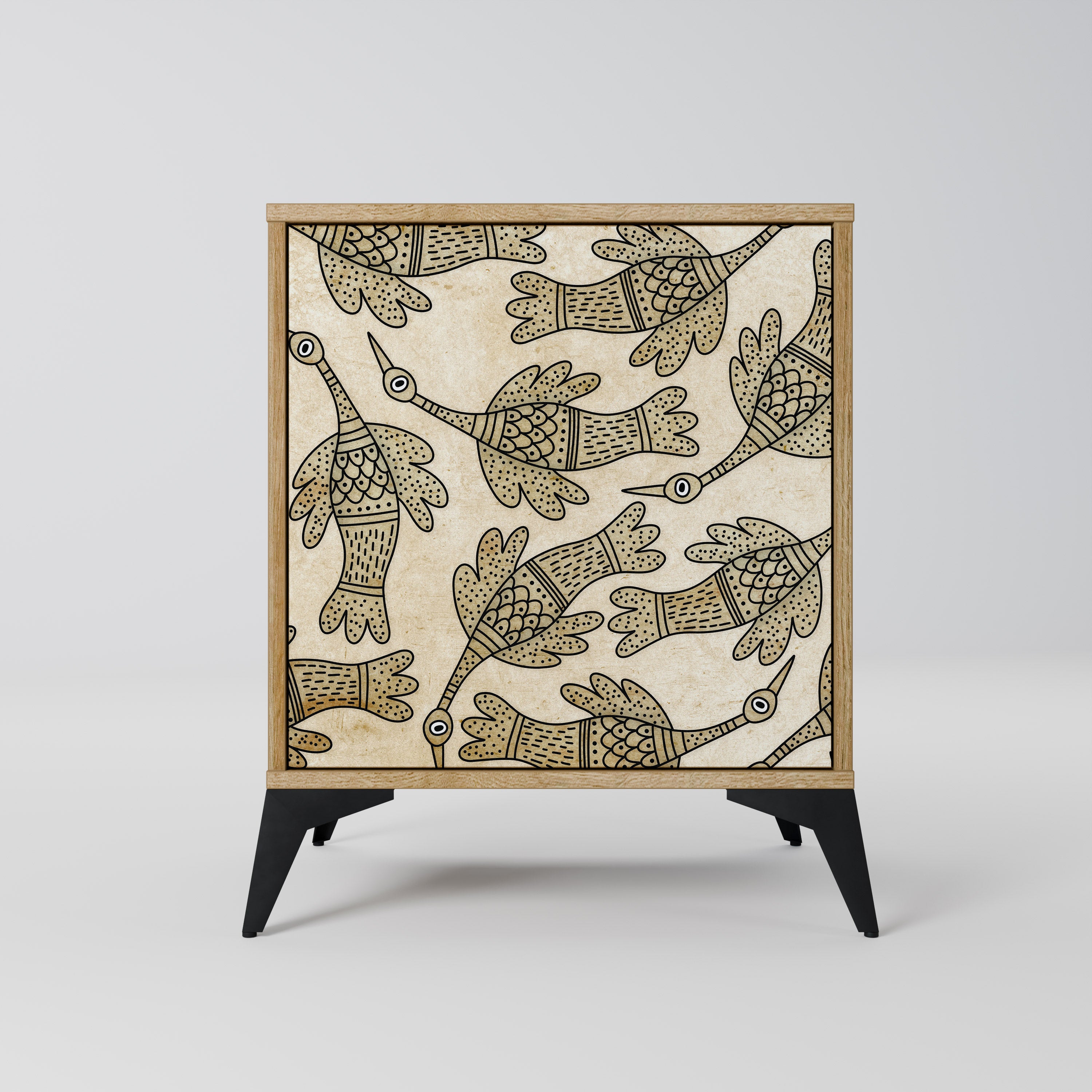 ALMONDINE SONGBIRD Sideboard mit 1 Tür in Eiche-Optik