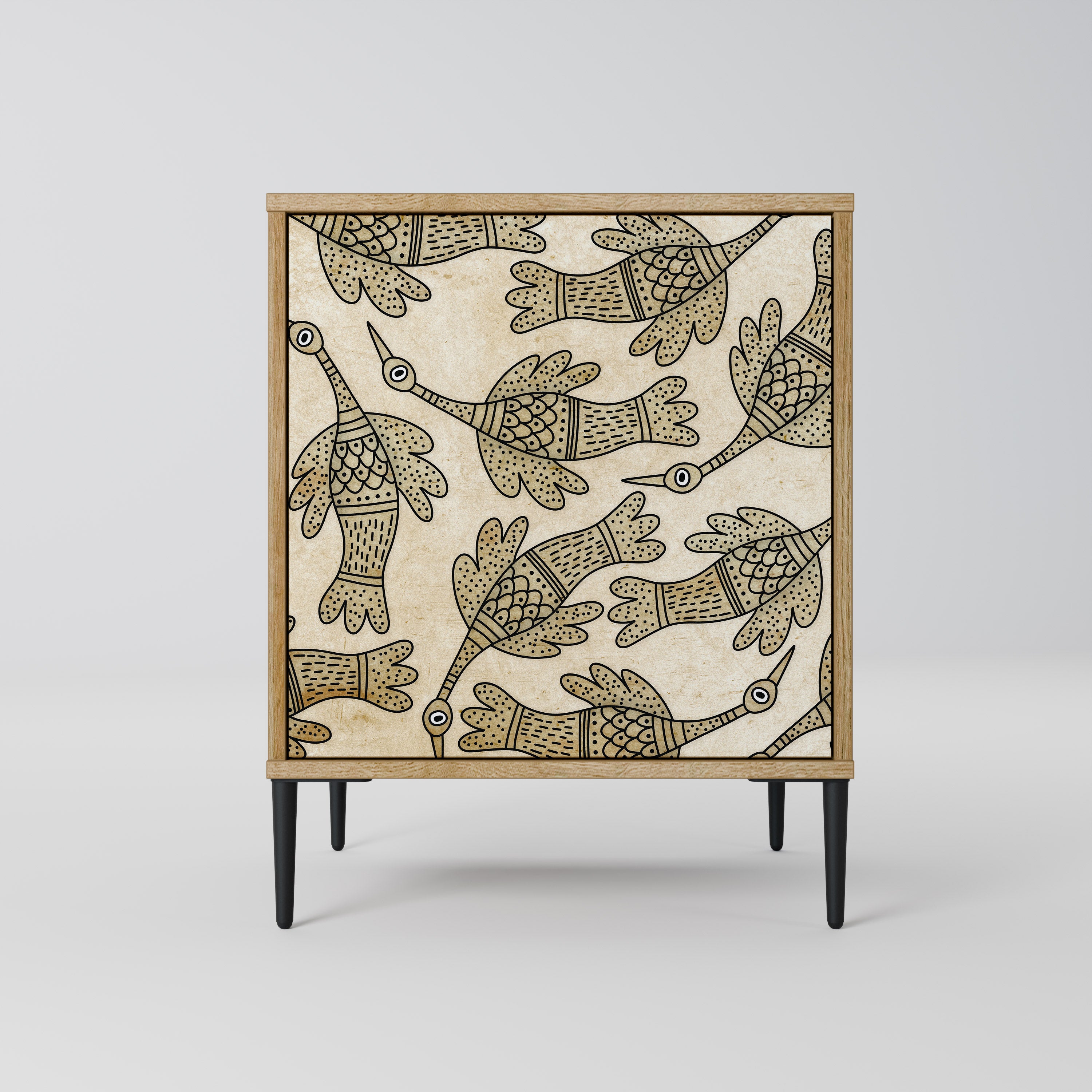 ALMONDINE SONGBIRD Sideboard mit 1 Tür in Eiche-Optik