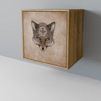 STEAMPUNK CLAN Sideboard mit 1 Tür in Eiche-Optik