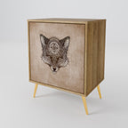 STEAMPUNK CLAN Sideboard mit 1 Tür in Eiche-Optik