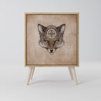 STEAMPUNK CLAN Sideboard mit 1 Tür in Eiche-Optik