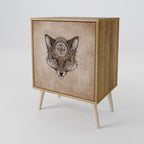 STEAMPUNK CLAN Sideboard mit 1 Tür in Eiche-Optik